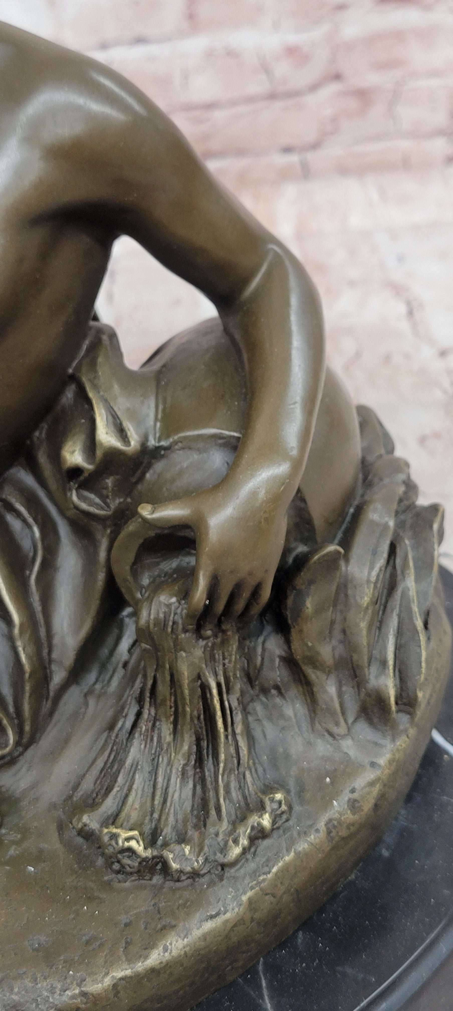 Carrier Belleuse Leda and Swan Bronze Statue Classic Mythology Artwork