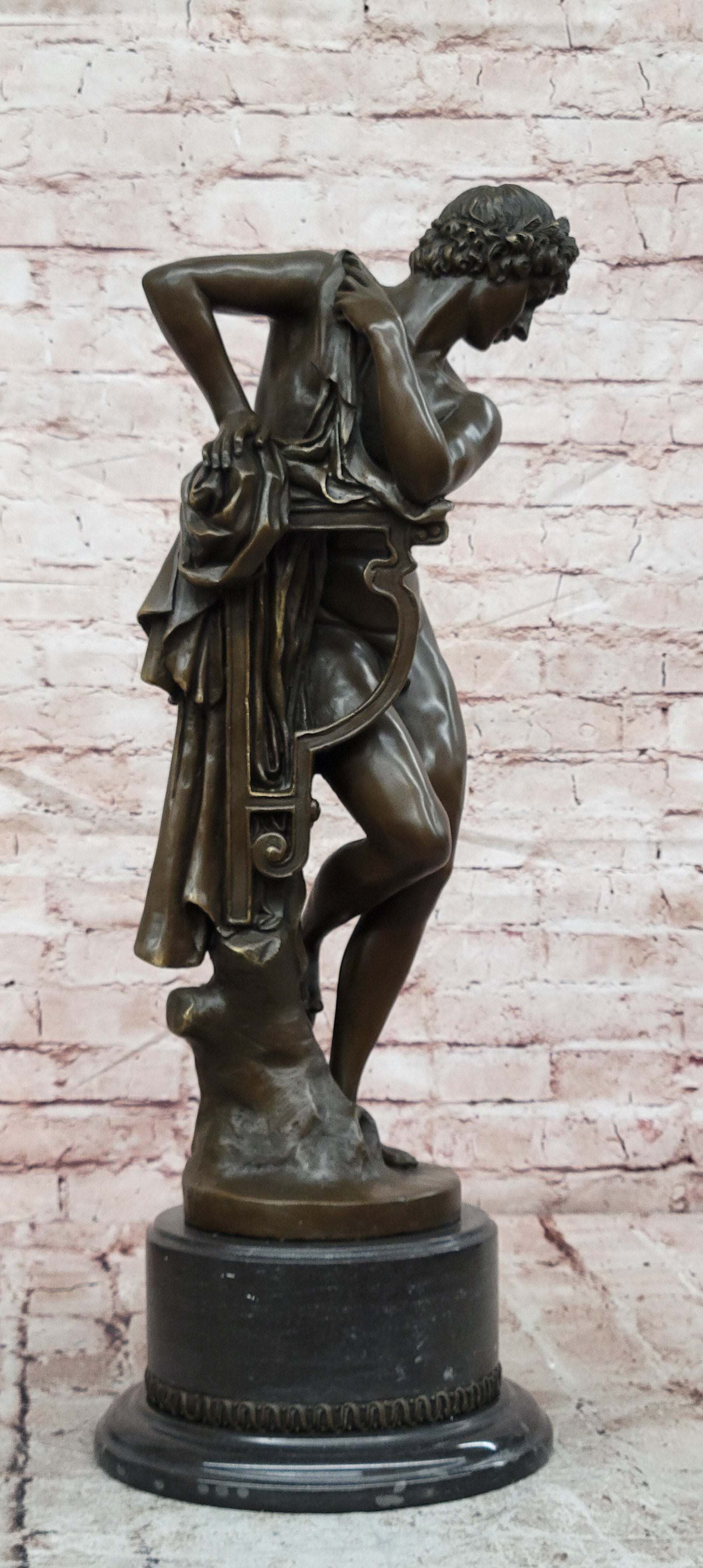 Bronze Apollo Greek God Sculpture Giambologna Museum Quality Fine Art Statue