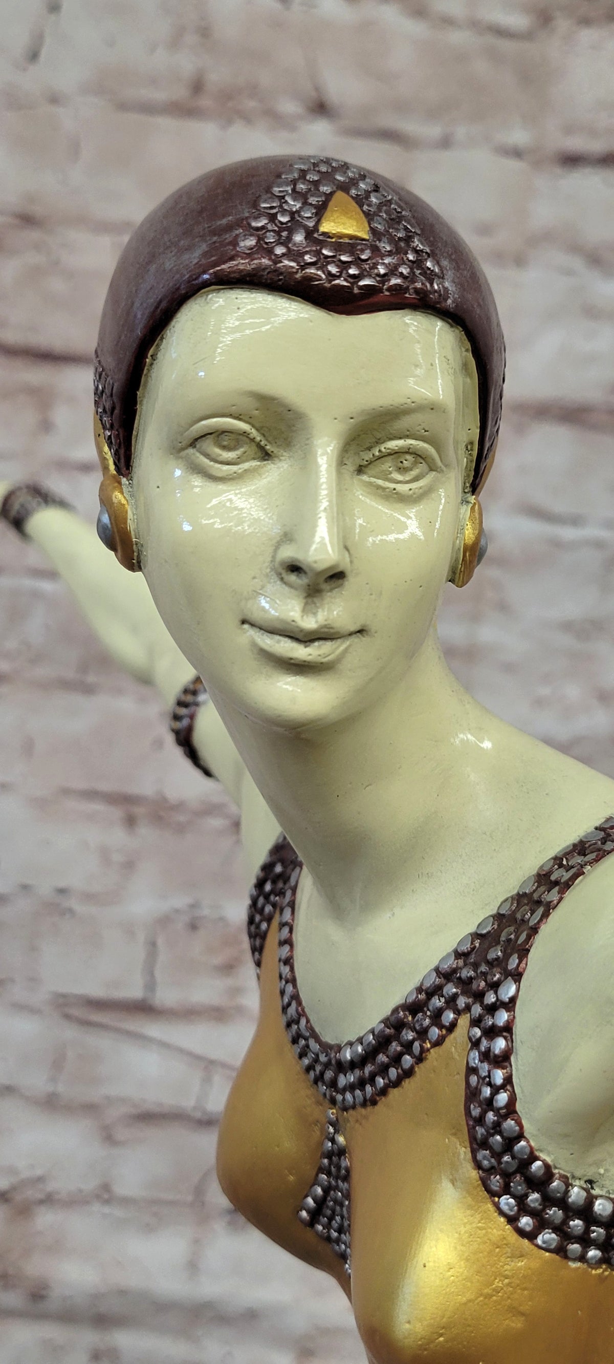 Art Deco Bronze Dancer Sculpture Demetre Chiparus Inspired Masterpiece Art