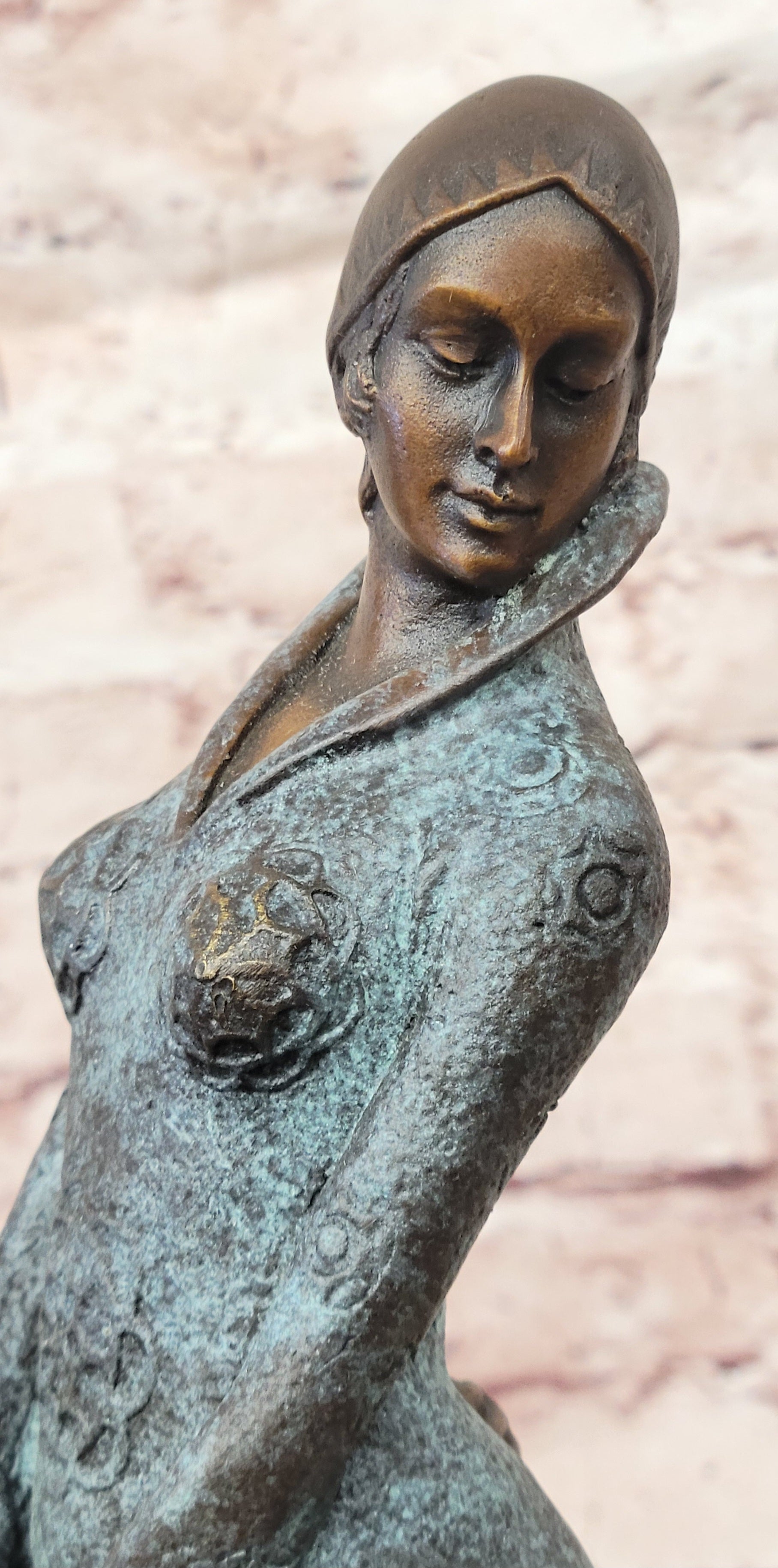 Art Deco Bronze Couple Sculpture After Chiparus Signed Romantic Statue Art