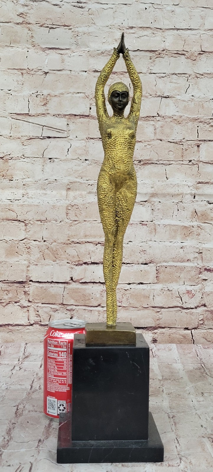 CHIPARUS SOLID BRONZE SCULPTURE. ABSTRACT ART DECO NOUVEAU FIGURE HOME DECOR
