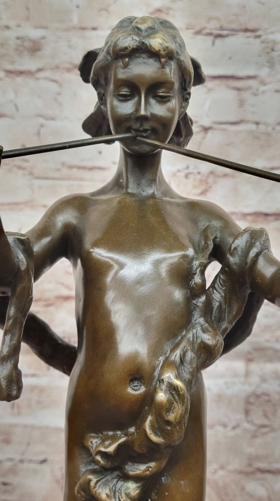 Frederick W. MacMonnies "Pan  of Rohallion" - Museum Quality Bronze Figurine Sculpture