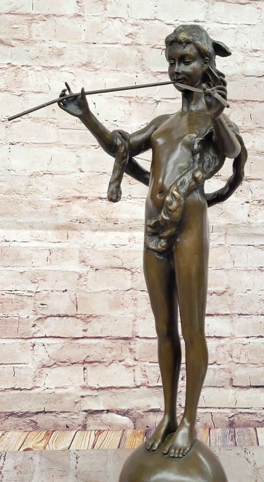 Frederick W. MacMonnies "Pan  of Rohallion" - Museum Quality Bronze Figurine Sculpture