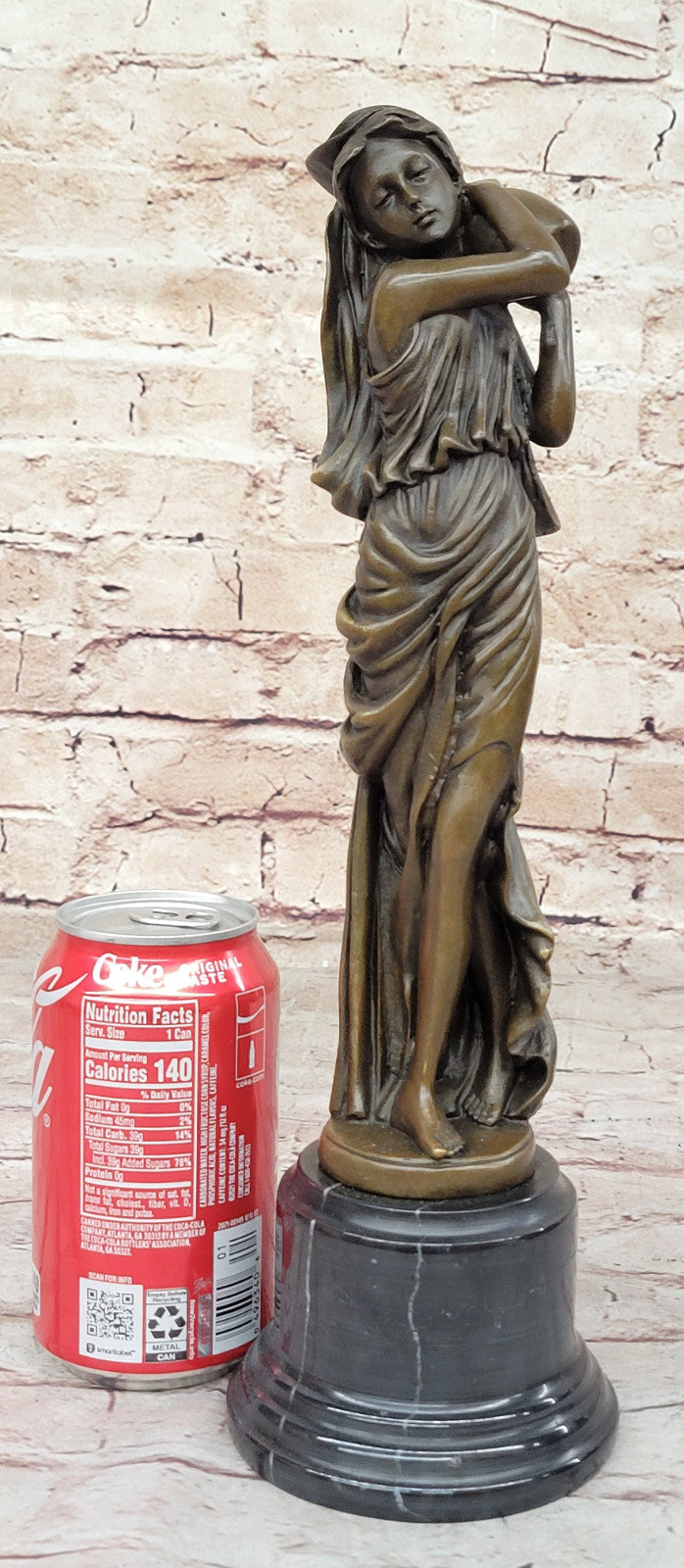 Miguel Lopez (Milo) Original Artwork: Handmade Maiden with Water Jug Sculpture