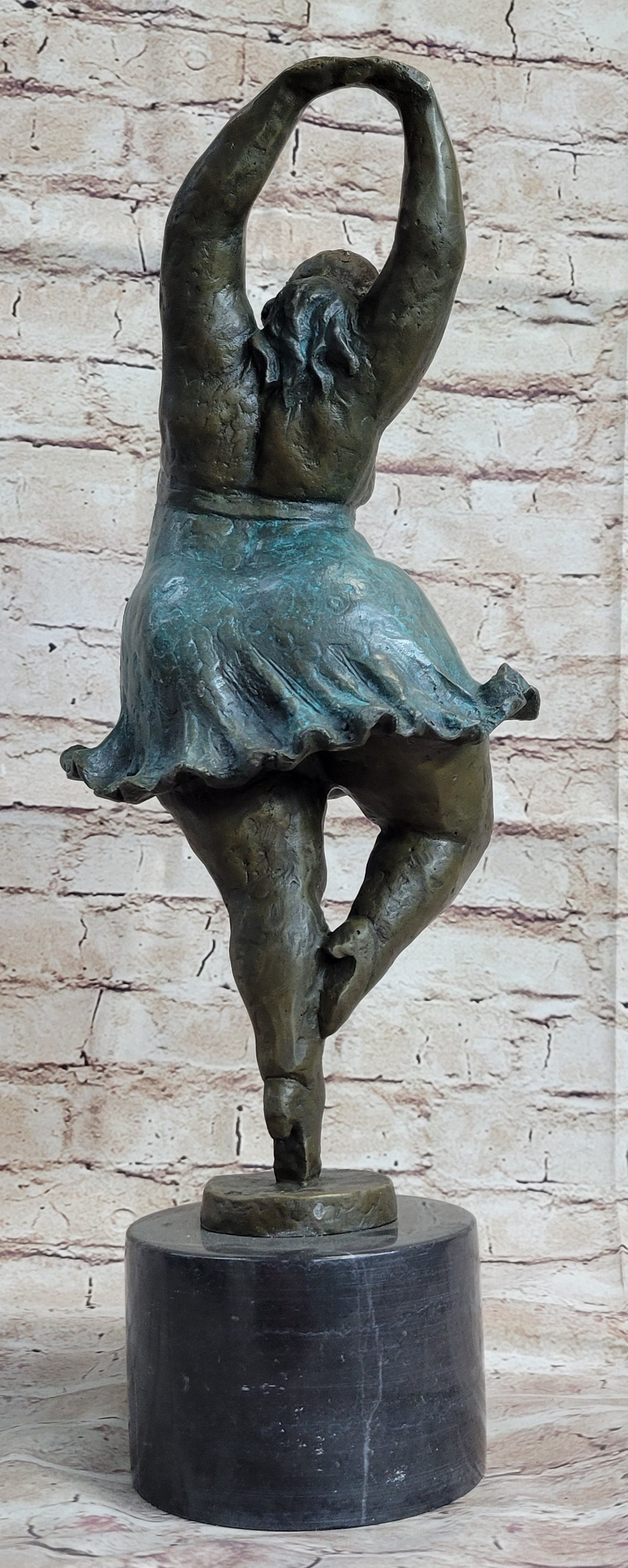 Abstract Nude Woman Signed Botero Bronze Sculpture Hot Cast Figurine Artwork