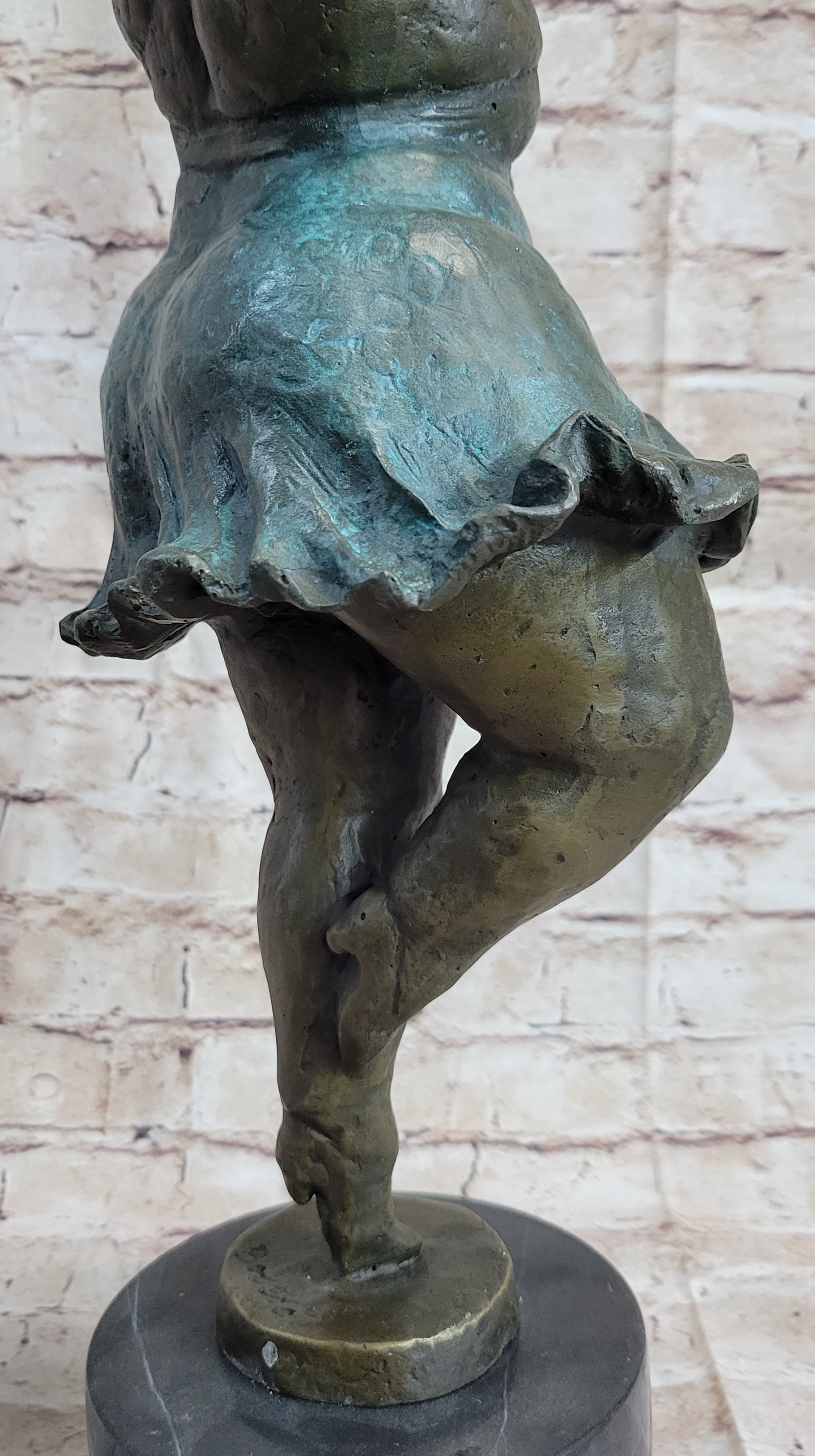 Abstract Nude Woman Signed Botero Bronze Sculpture Hot Cast Figurine Artwork