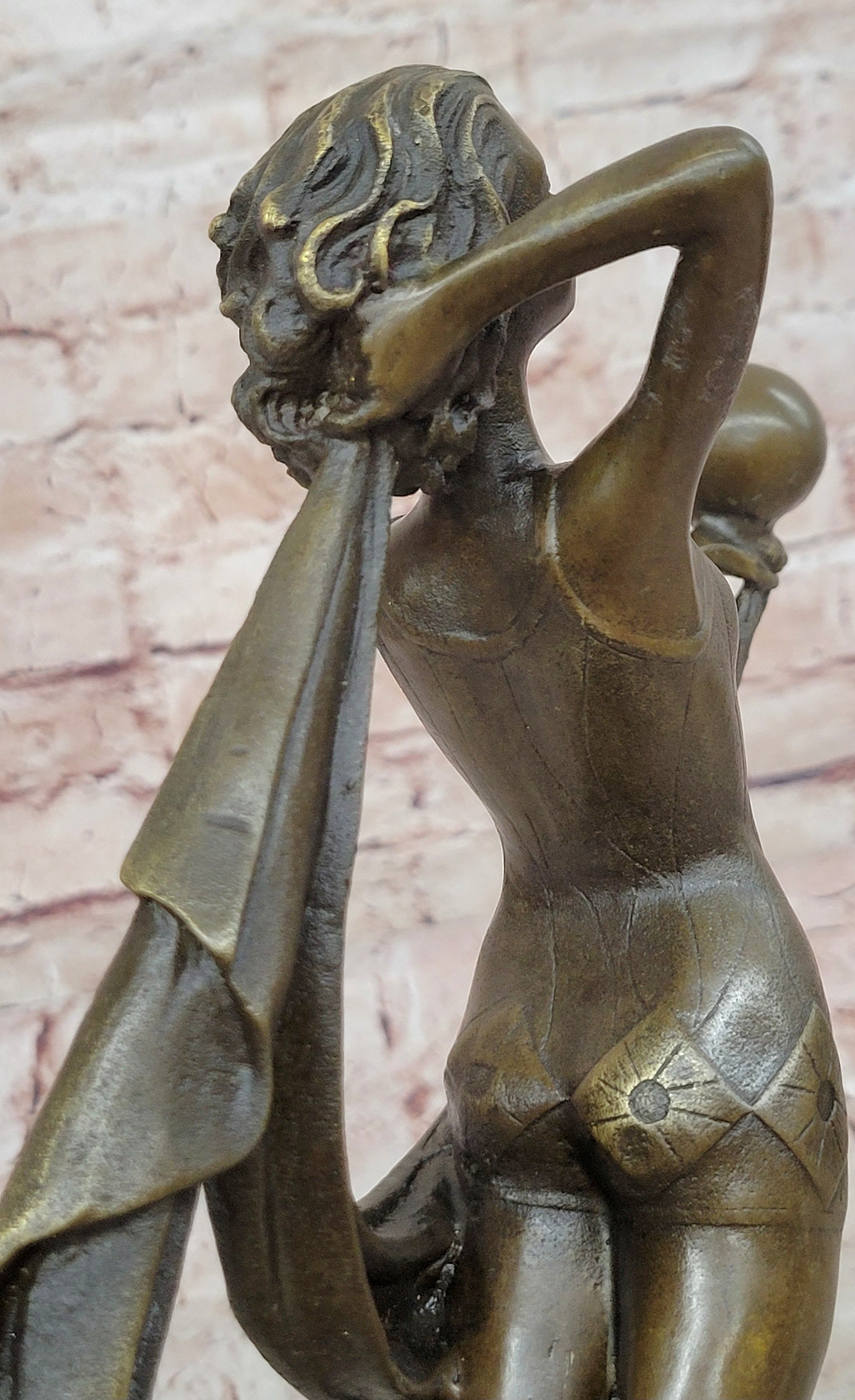 ABSTRACT SOLID BRONZE*DANCER*SCULPTURE FRENCH MILO MID CENTURY MODERNIST SALE