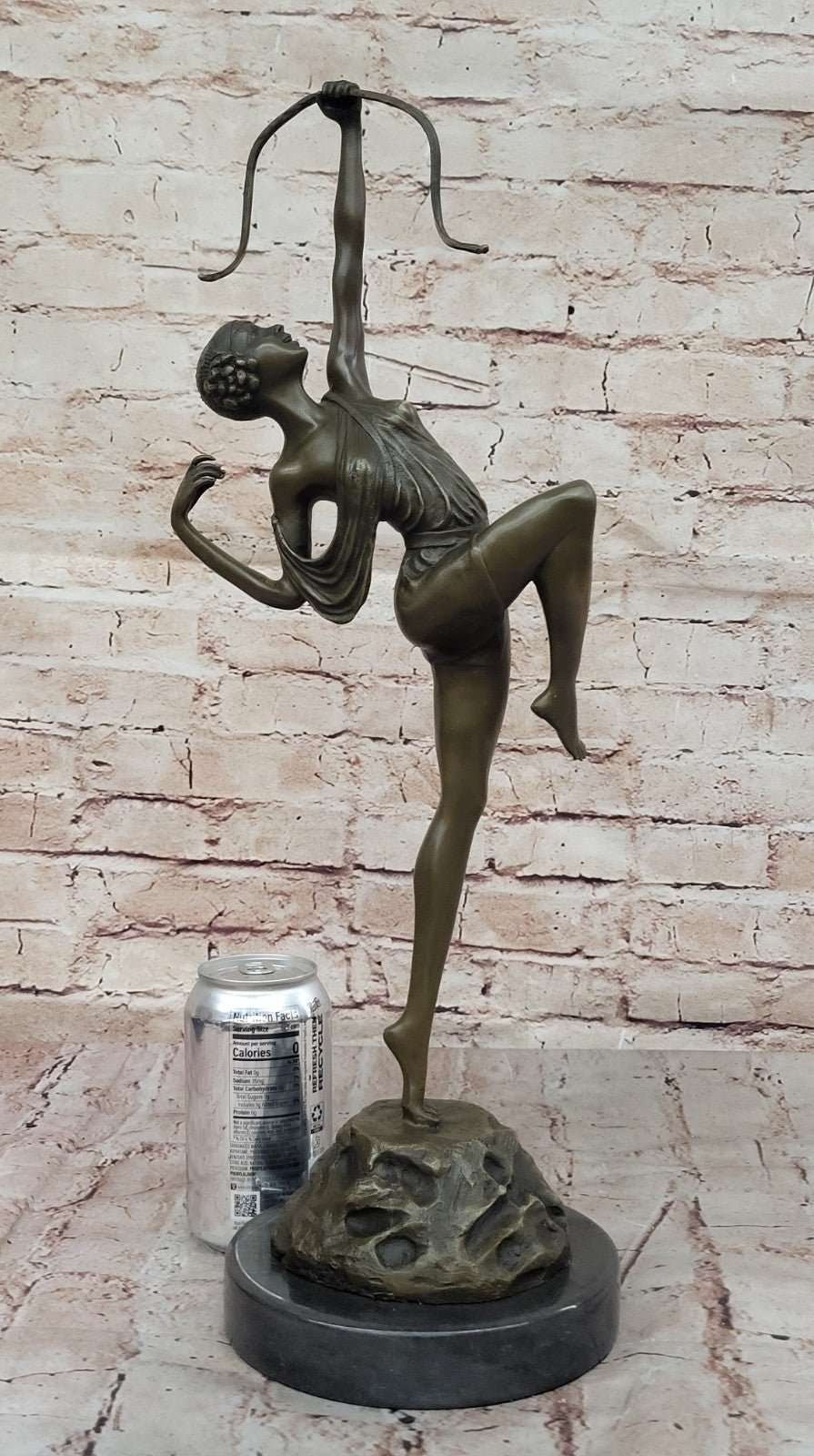 DIANNE HUNTER BY FAGUAYS BRONZE STATUE HOT CAST HOME DECOR FIGURINE SCULPTURE