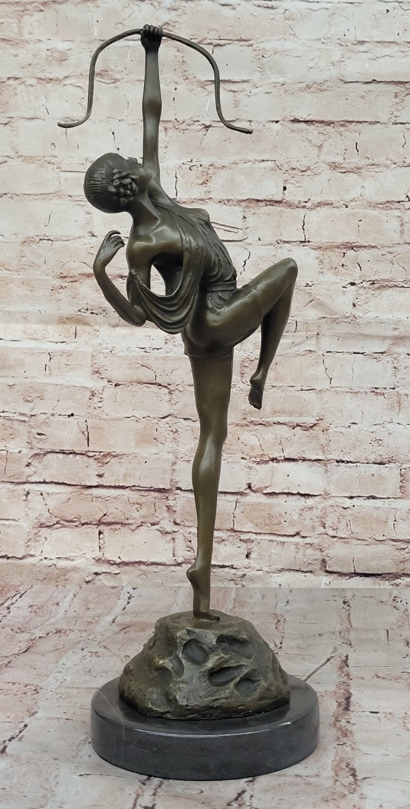 DIANNE HUNTER BY FAGUAYS BRONZE STATUE HOT CAST HOME DECOR FIGURINE SCULPTURE