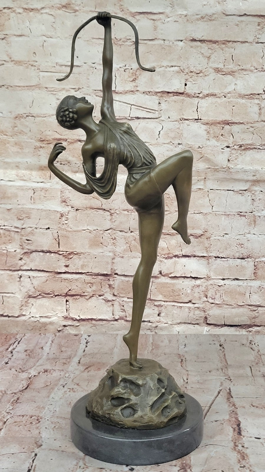 DIANNE HUNTER BY FAGUAYS BRONZE STATUE HOT CAST HOME DECOR FIGURINE SCULPTURE