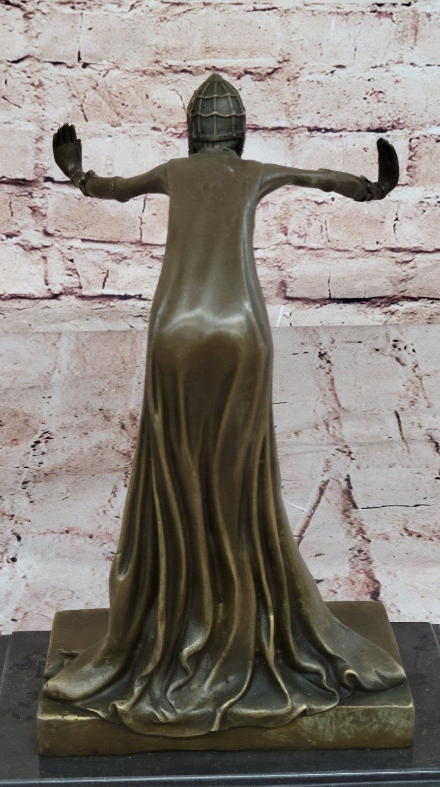 CHIPARUS SPANISH GYPSY DANCER BRONZE SCULPTURE FIGURINE ART DECO NOUVEAU MARBLE