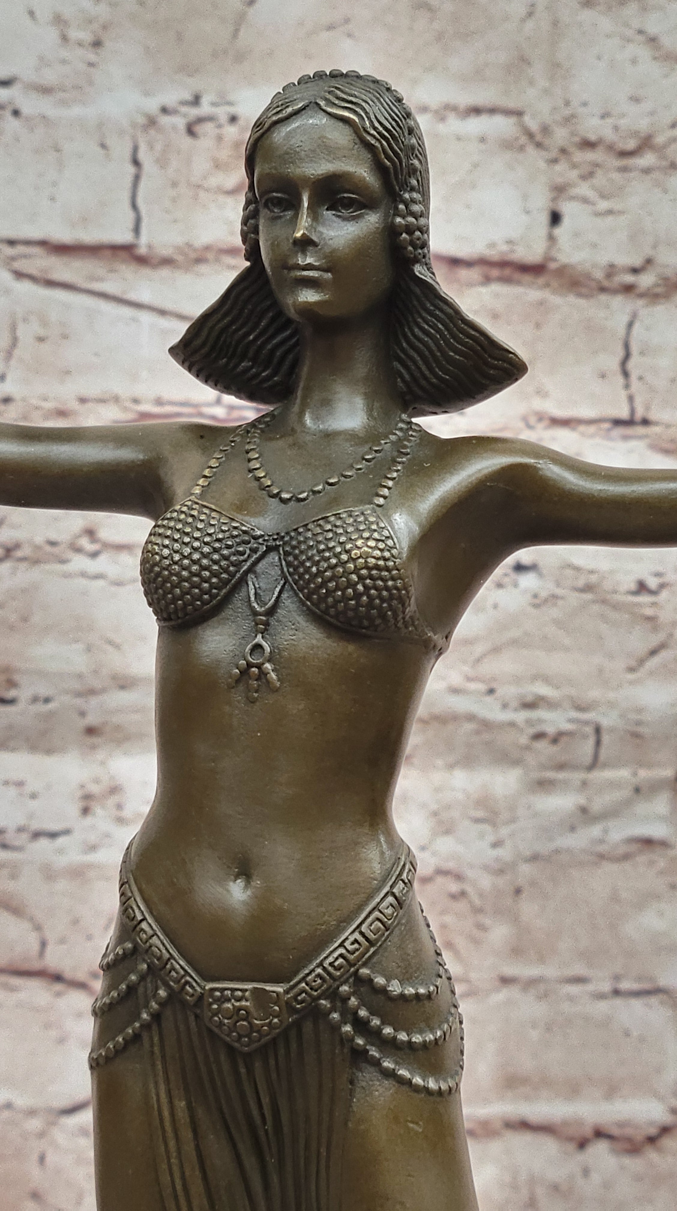 Bronze Sculpture Classic Dancer Bronze Artwork Museum Quality by Descomps