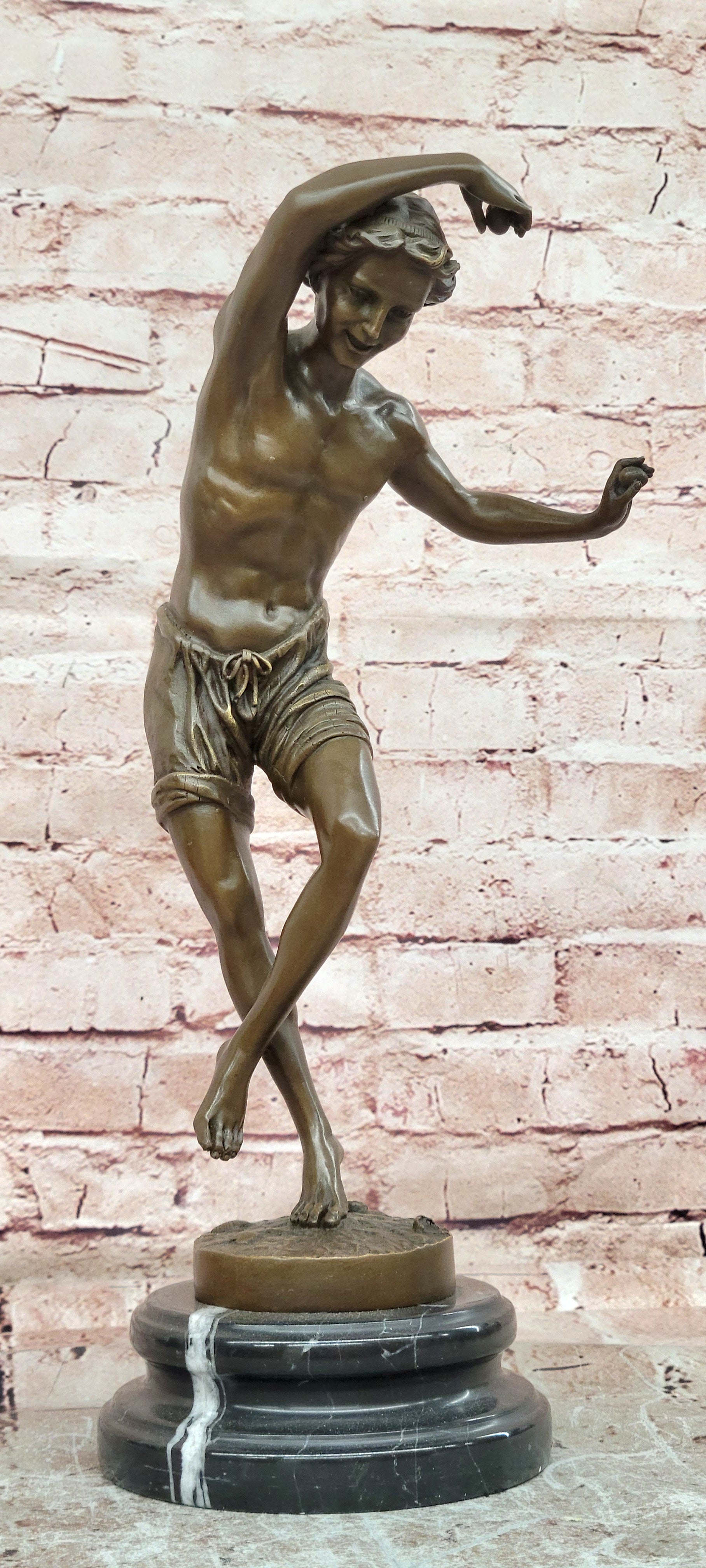 Timeless Masterpiece: Duret`s "Neapolitan Dancer" Bronze Figurine - Artistic Decor