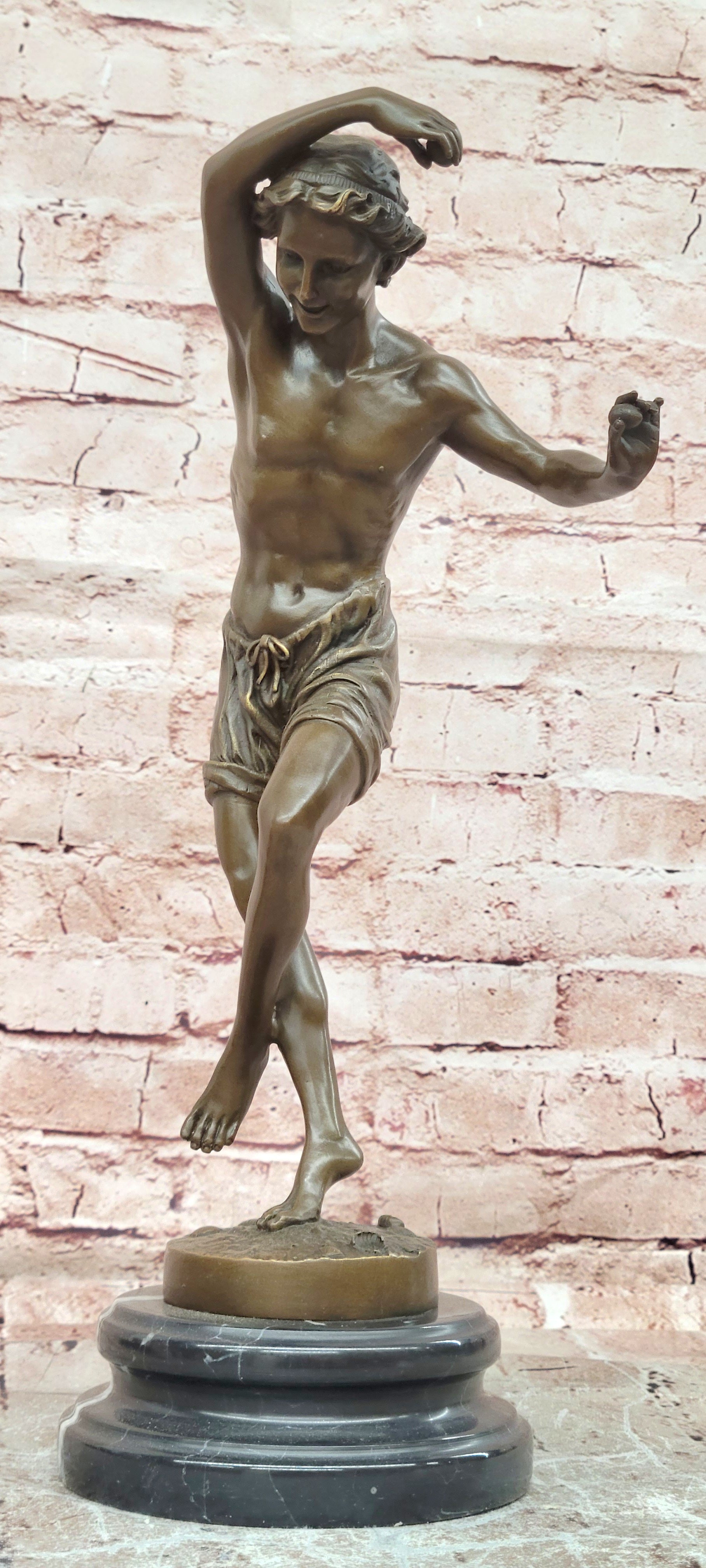 Timeless Masterpiece: Duret`s "Neapolitan Dancer" Bronze Figurine - Artistic Decor
