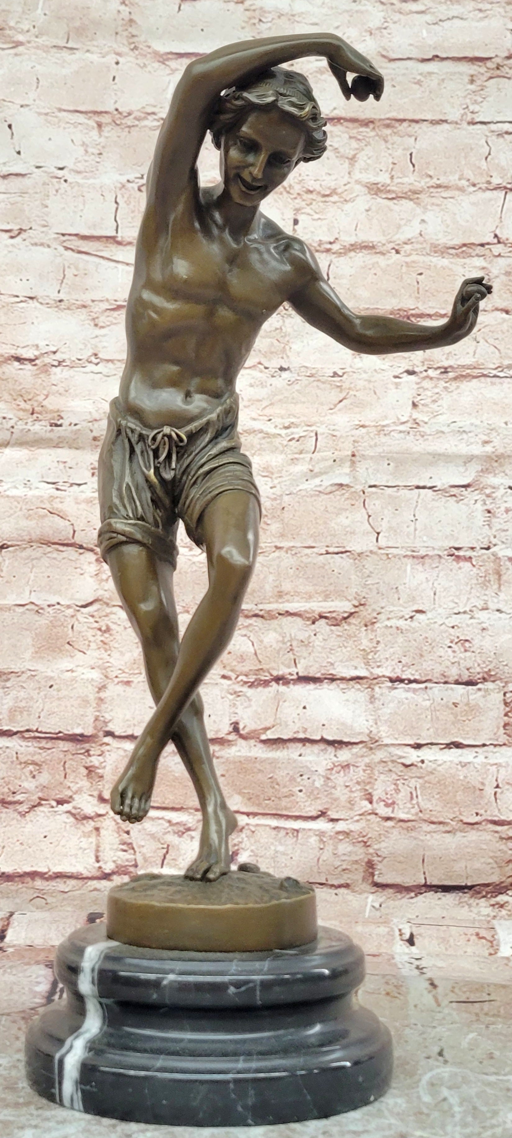 Timeless Masterpiece: Duret`s "Neapolitan Dancer" Bronze Figurine - Artistic Decor