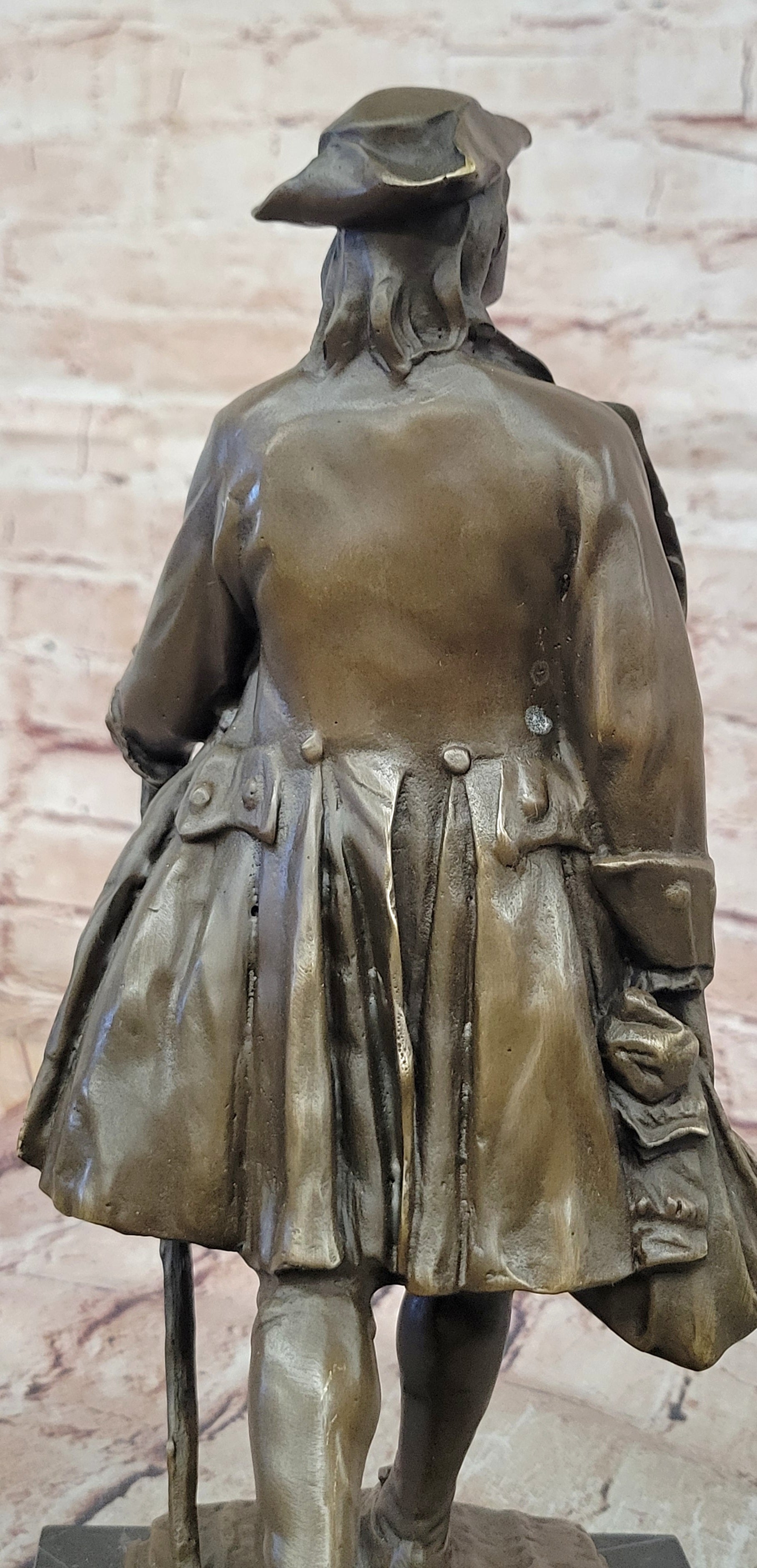 Signed Milo Bronze Sculpture Benjamin Franklin Founding Father Hot Cast Statue