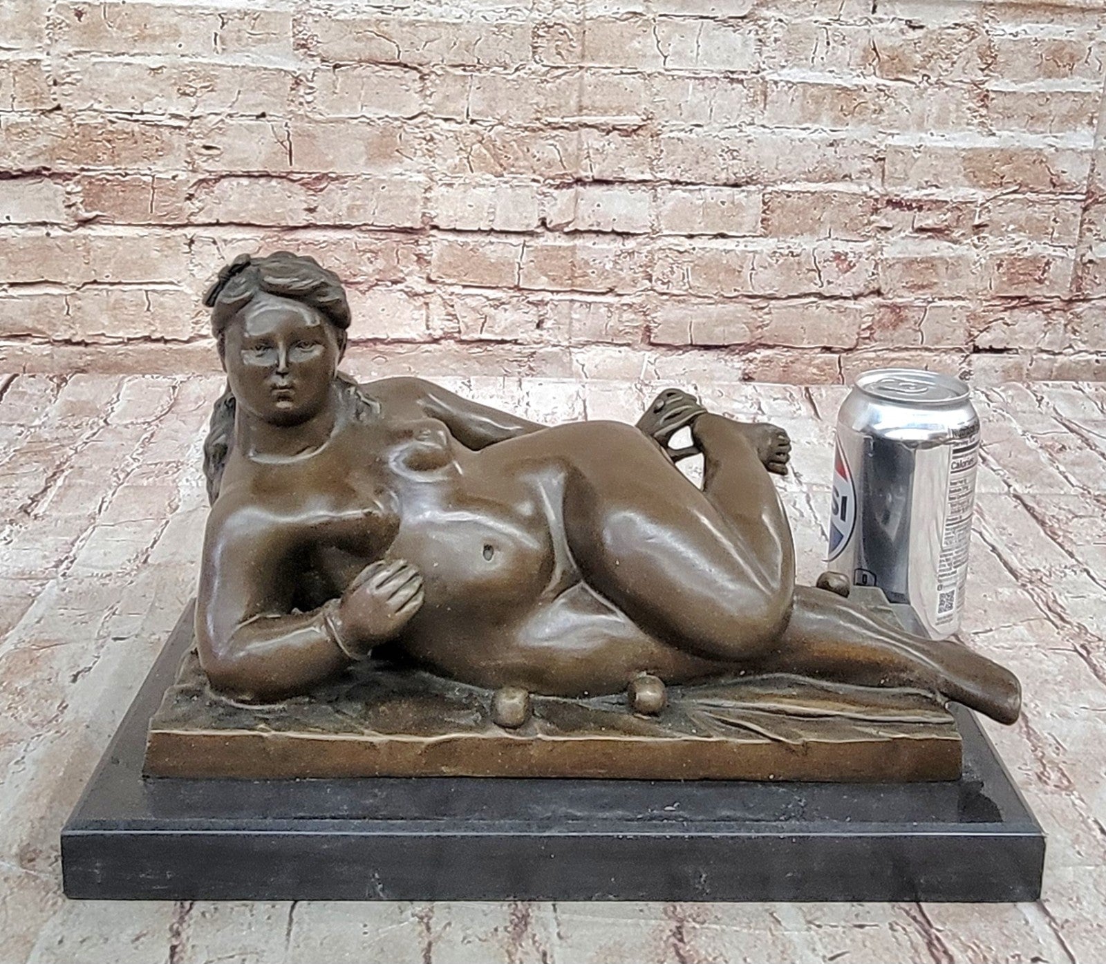 FERNANDO BOTERO BRONZE SCULPTURE CUBBY LADY LOST WAX METHODE FIGURINE FIGURE