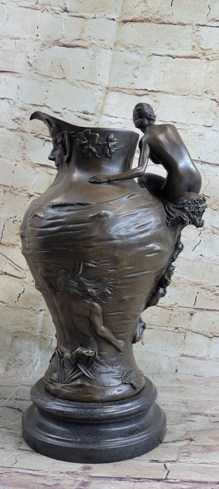 Handmade Bronze Sculpture Artwork Sexy Female Museum Quality Figurine Artwork