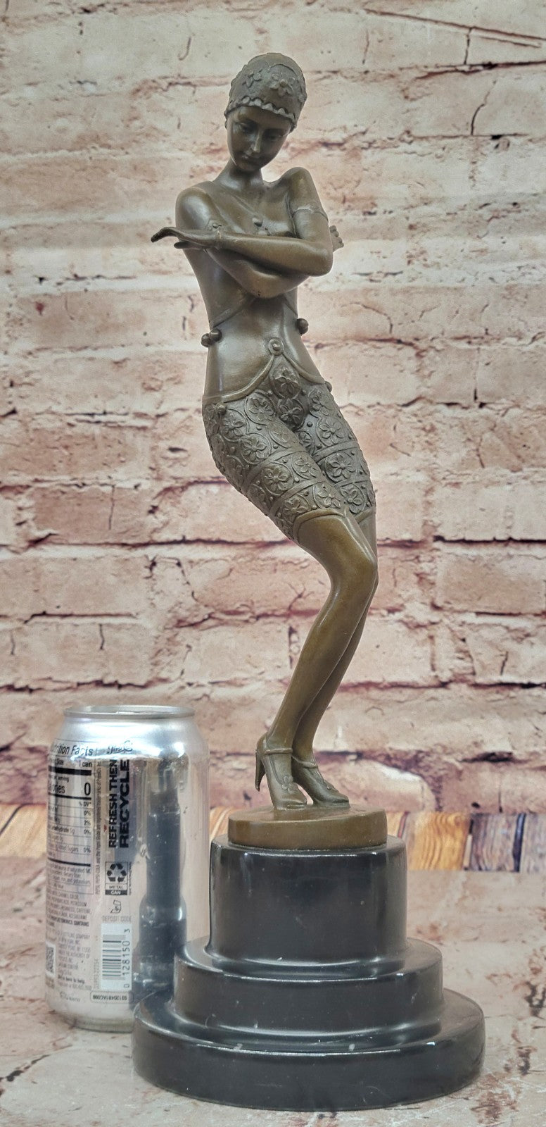 Signed Preiss Bronze Dancer - Classic Art Deco Sculpture Home Décor SALE