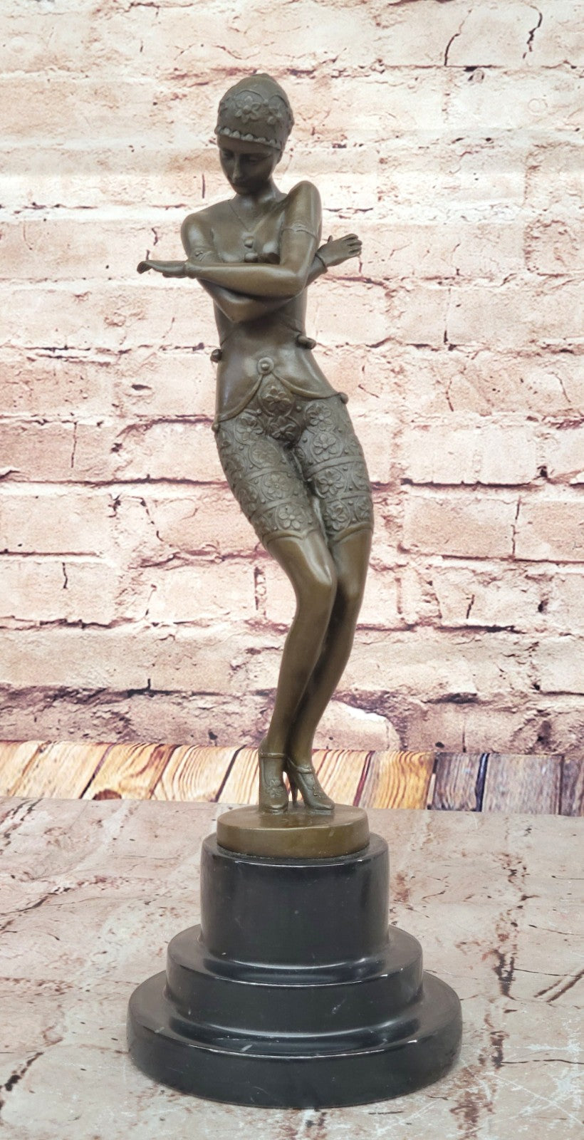 Signed Preiss Bronze Dancer - Classic Art Deco Sculpture Home Décor SALE