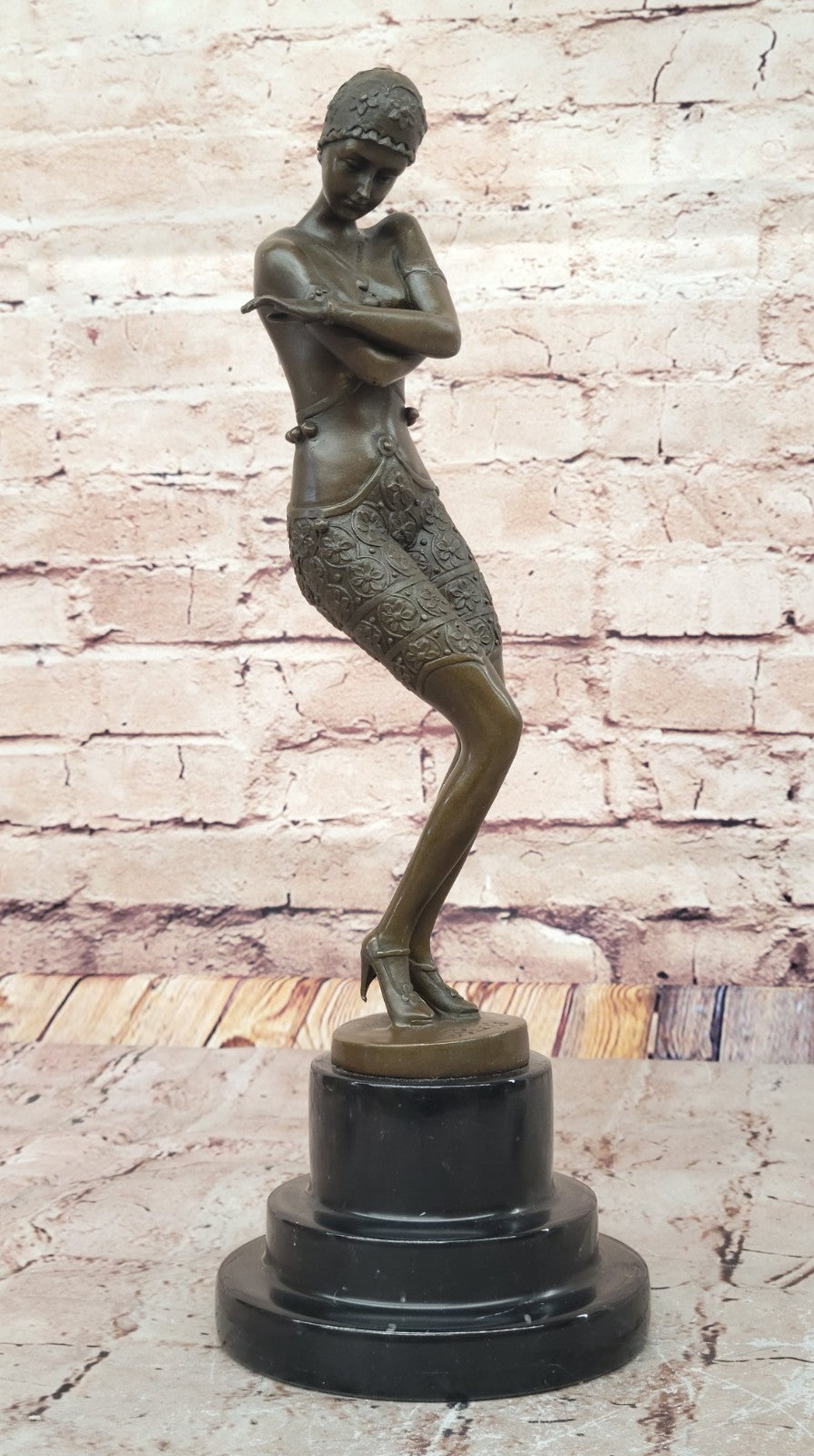 Signed Preiss Bronze Dancer - Classic Art Deco Sculpture Home Décor SALE