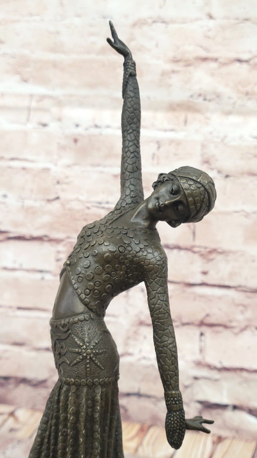 Bronze Statue **DEAL** Signed Demetre Chiparus Elegant Standing Dance Sculpture