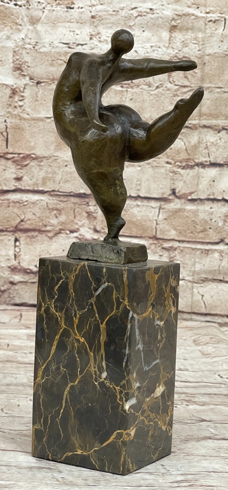 Abstract Modern Art Curvaceous Female Monster Bronze Masterpiece Sculpture Milo