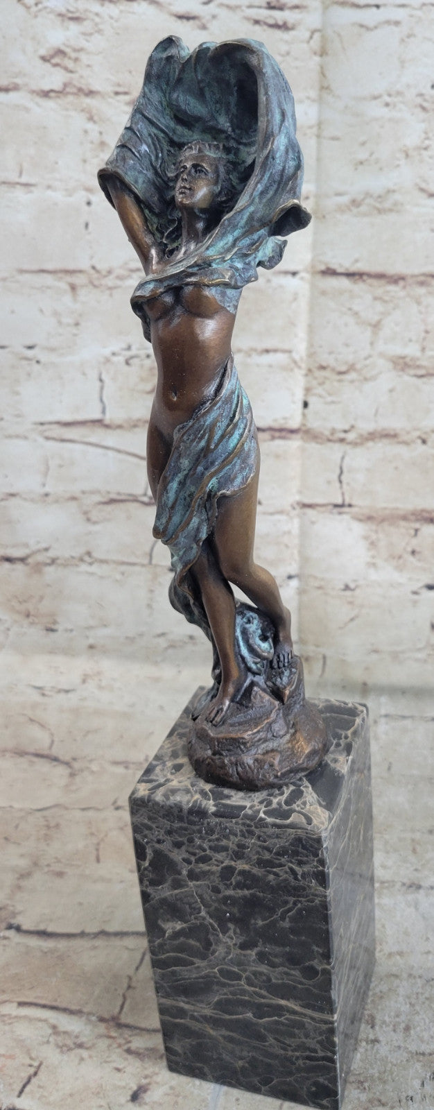 Art Deco By Erte Handcrafted Hot Cast Museum Quality Artwork Bronze Sculpture