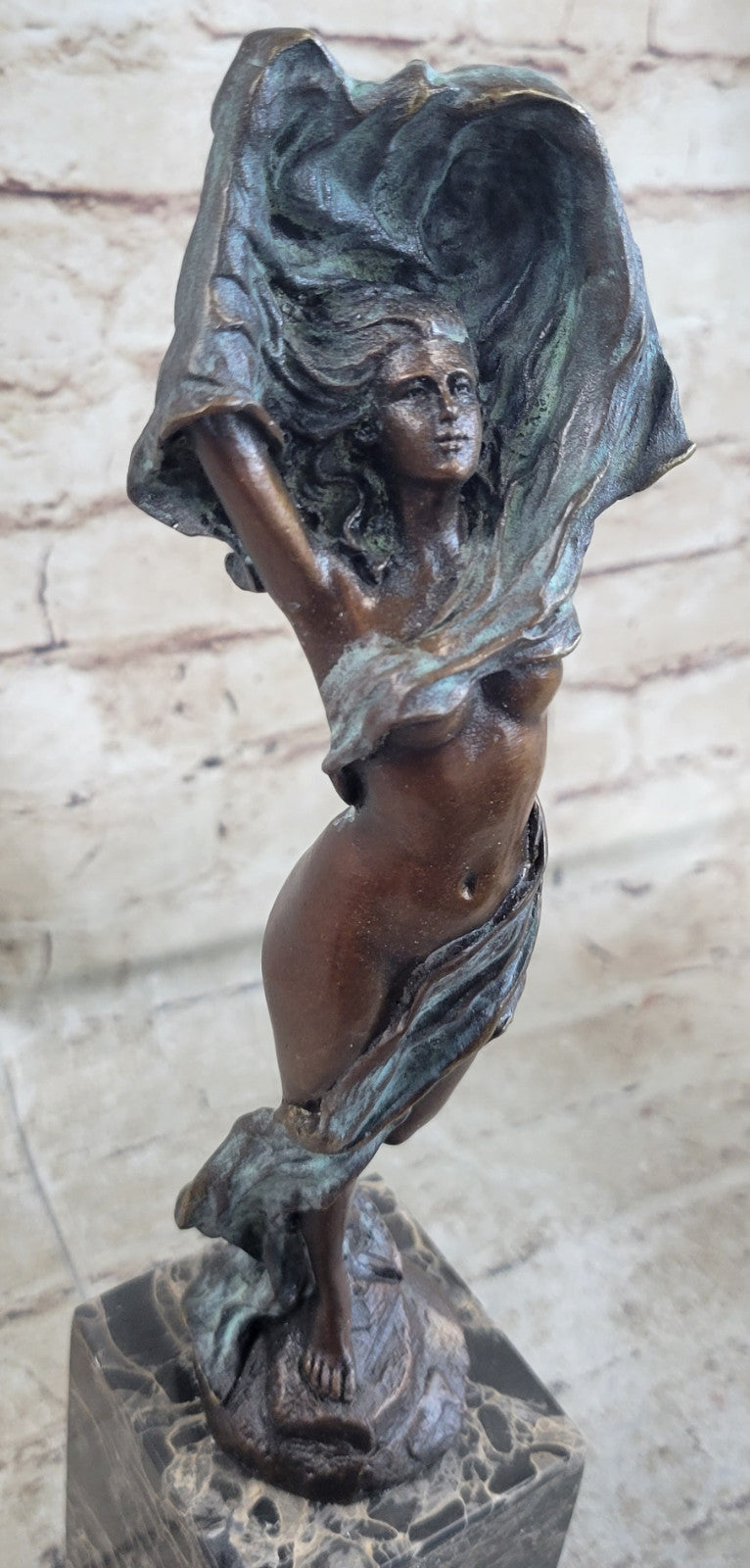 Art Deco By Erte Handcrafted Hot Cast Museum Quality Artwork Bronze Sculpture