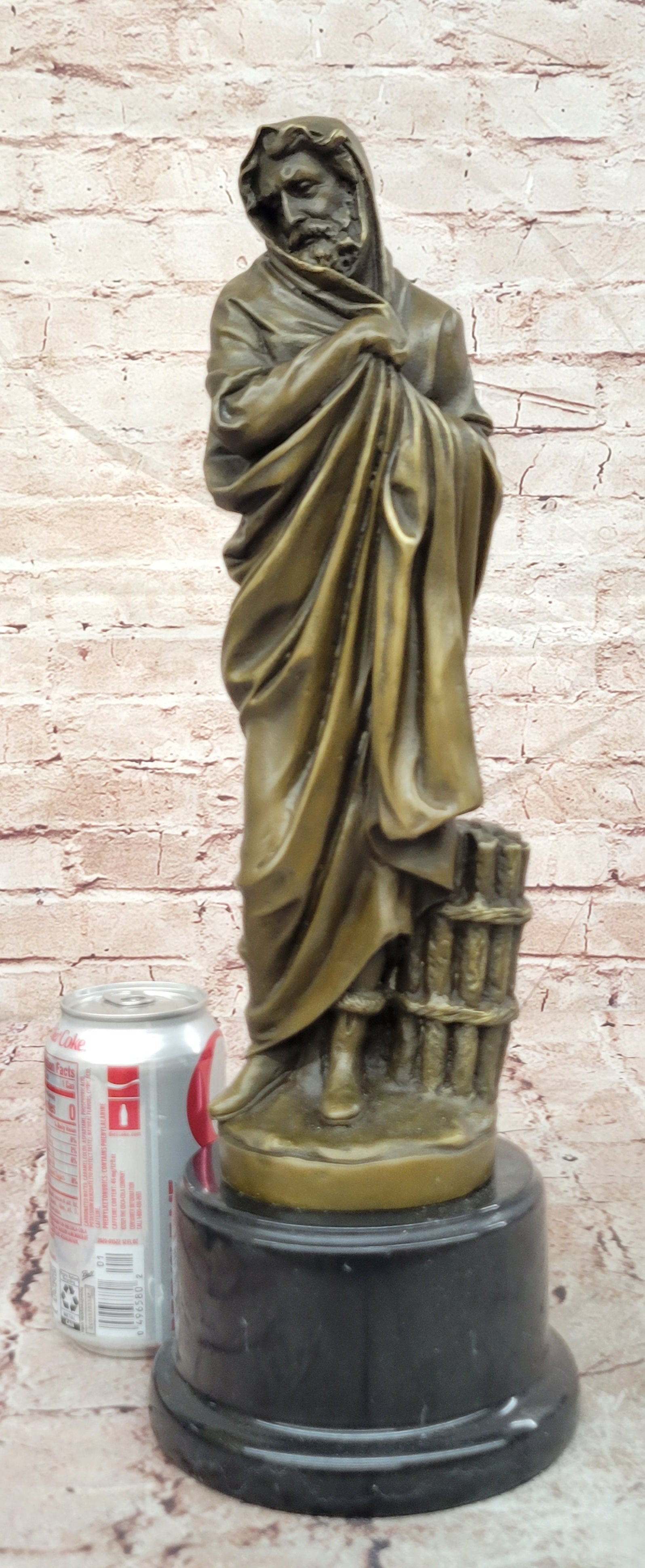 Museum Quality: Ed Zegut`s Signed Jesus of Nazareth - Bronze Figurine