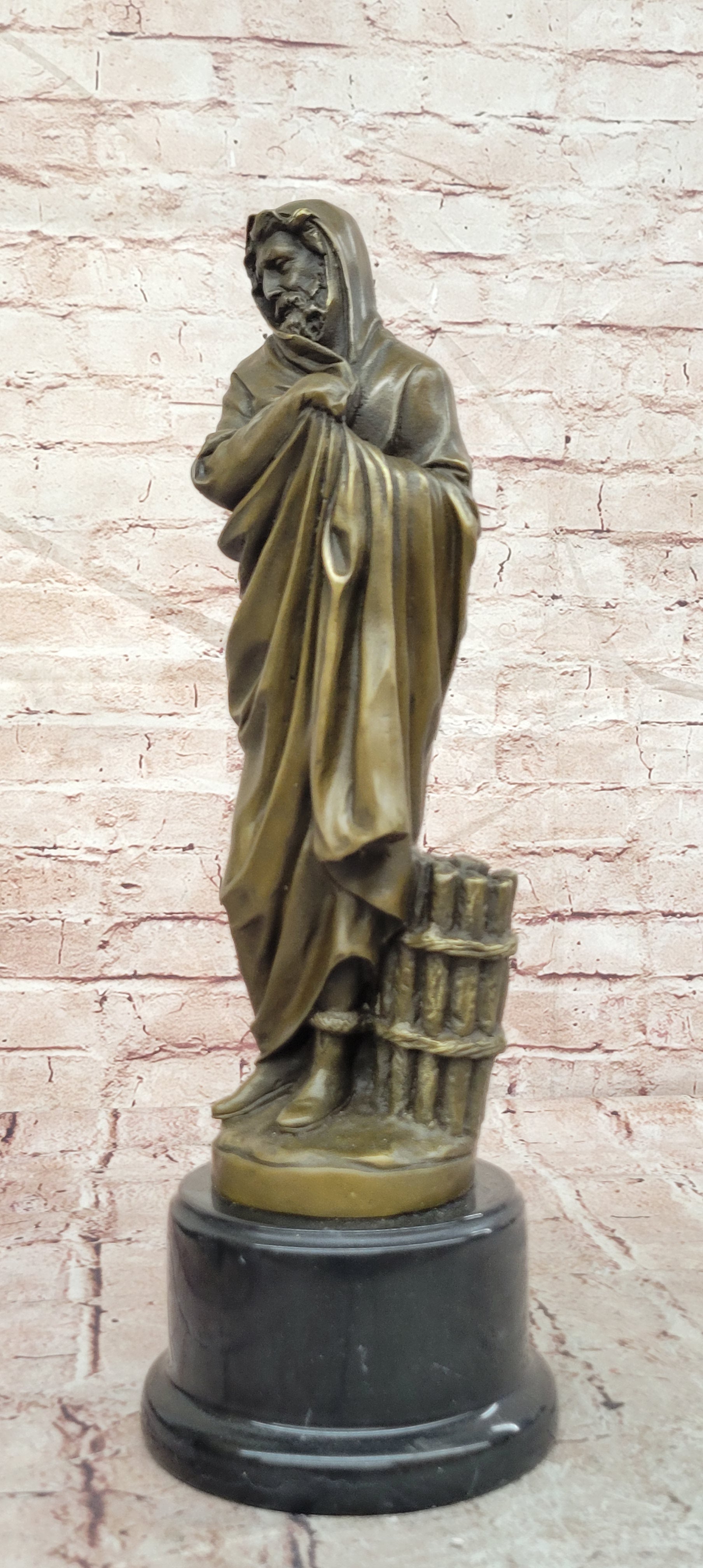 Museum Quality: Ed Zegut`s Signed Jesus of Nazareth - Bronze Figurine