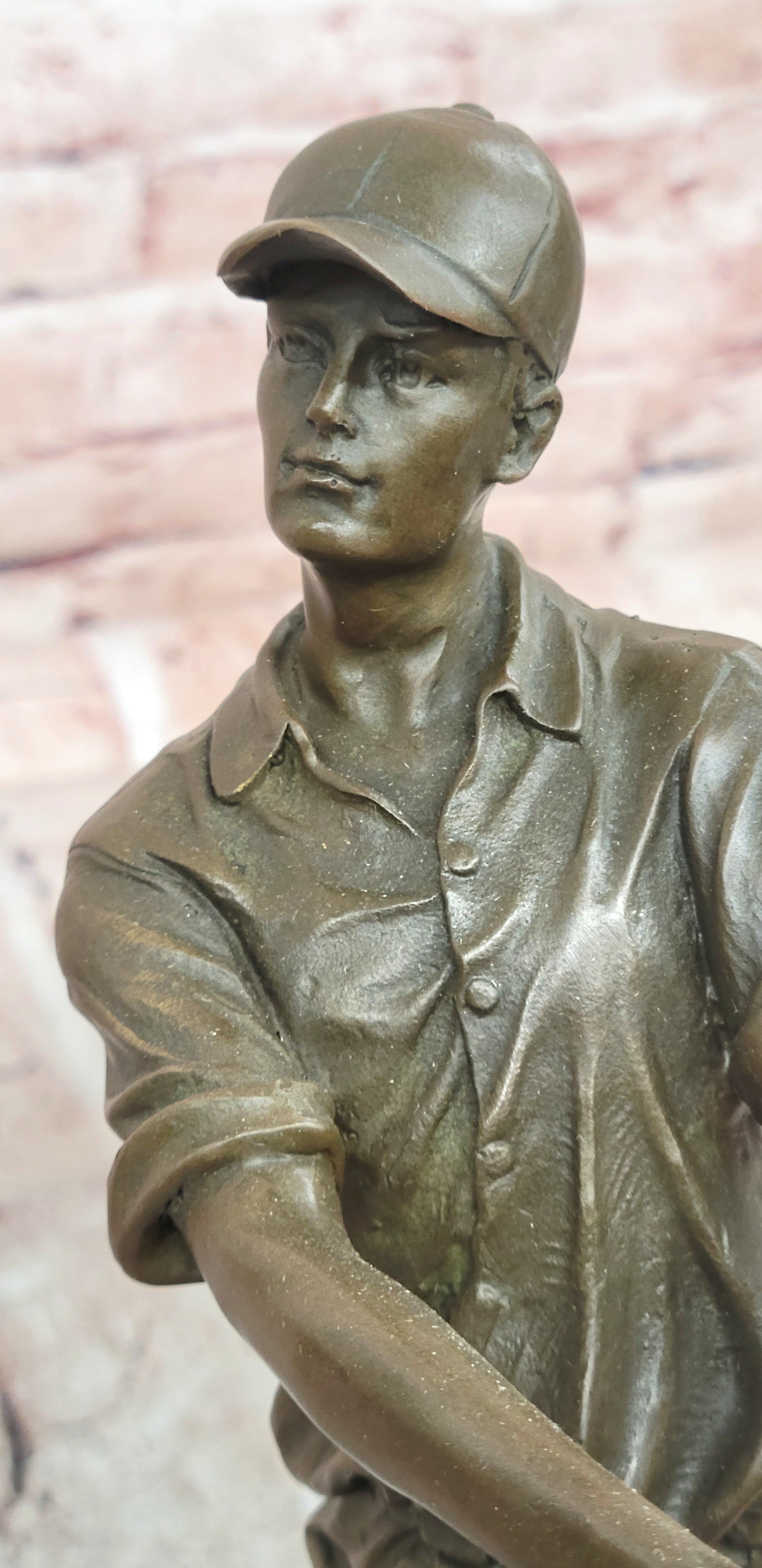 Bronze Male Golfer Sculpture by Milo Hot Cast Sport Collectible Artwork