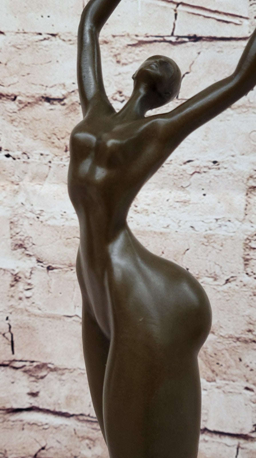 Large Abstract Original Modern Art Abstract Nude Artwork  Ballerina Bronze Statue