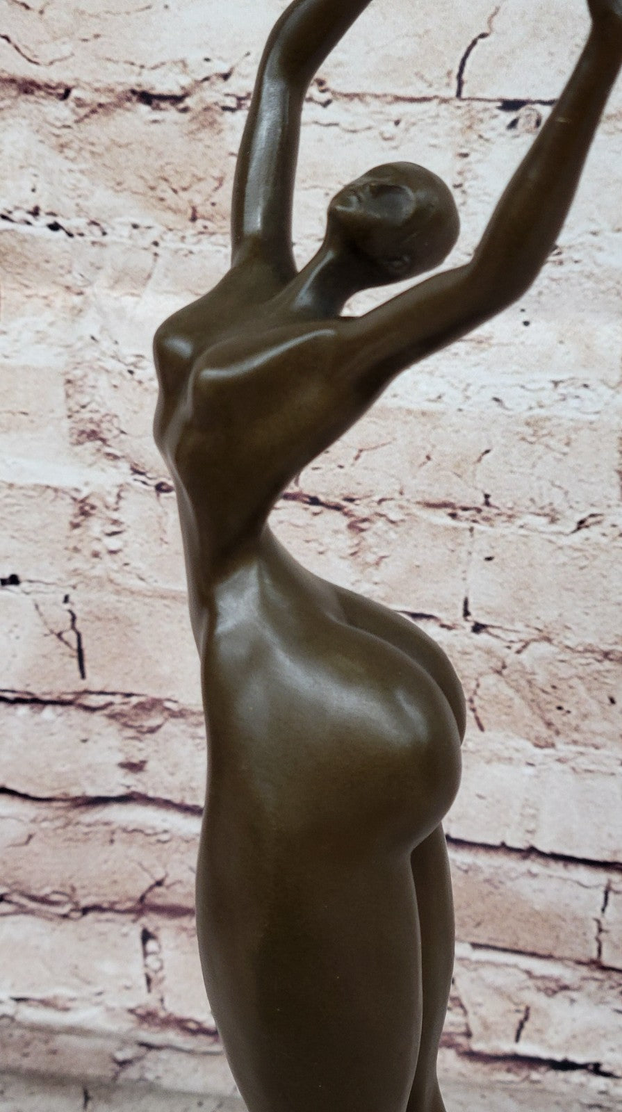 Large Abstract Original Modern Art Abstract Nude Artwork  Ballerina Bronze Statue
