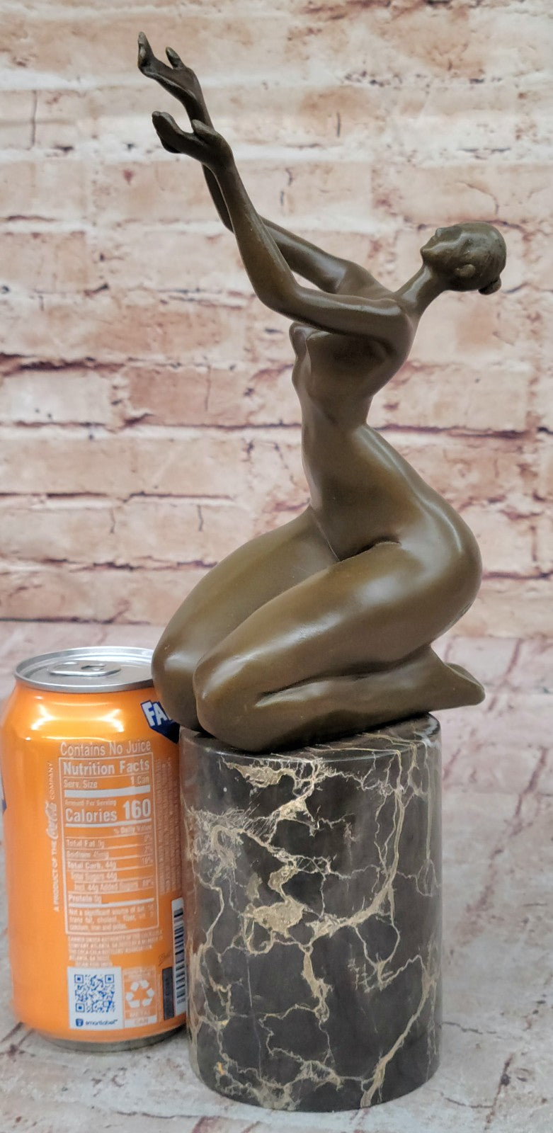 BRONZE SCULPTURE ART ABSTRACT SURREALISM DANCER NUDE WOMAN HOME OFFICE GIFT SALE