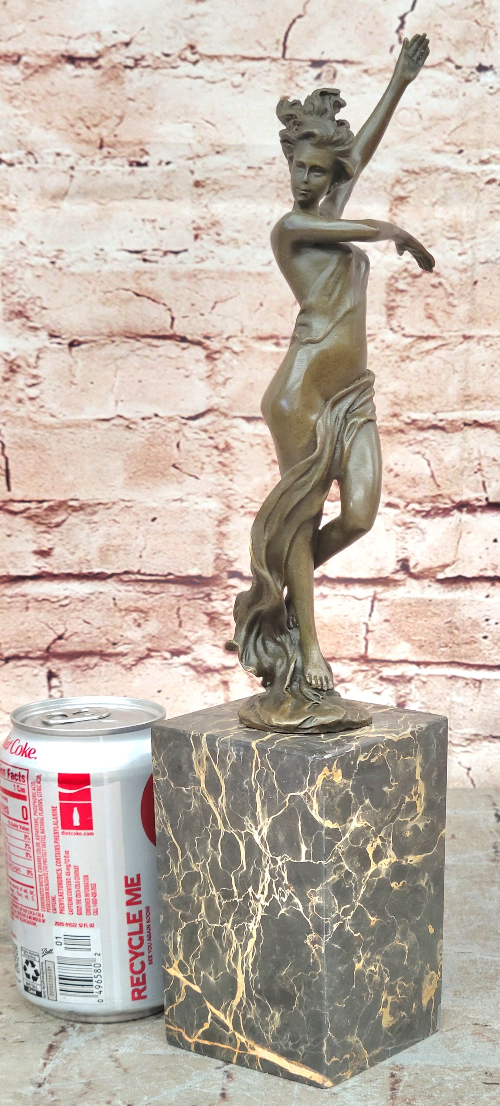 Vienna Bronze Confident Semi Female Bronze Masterpiece Bookend Book End Gift