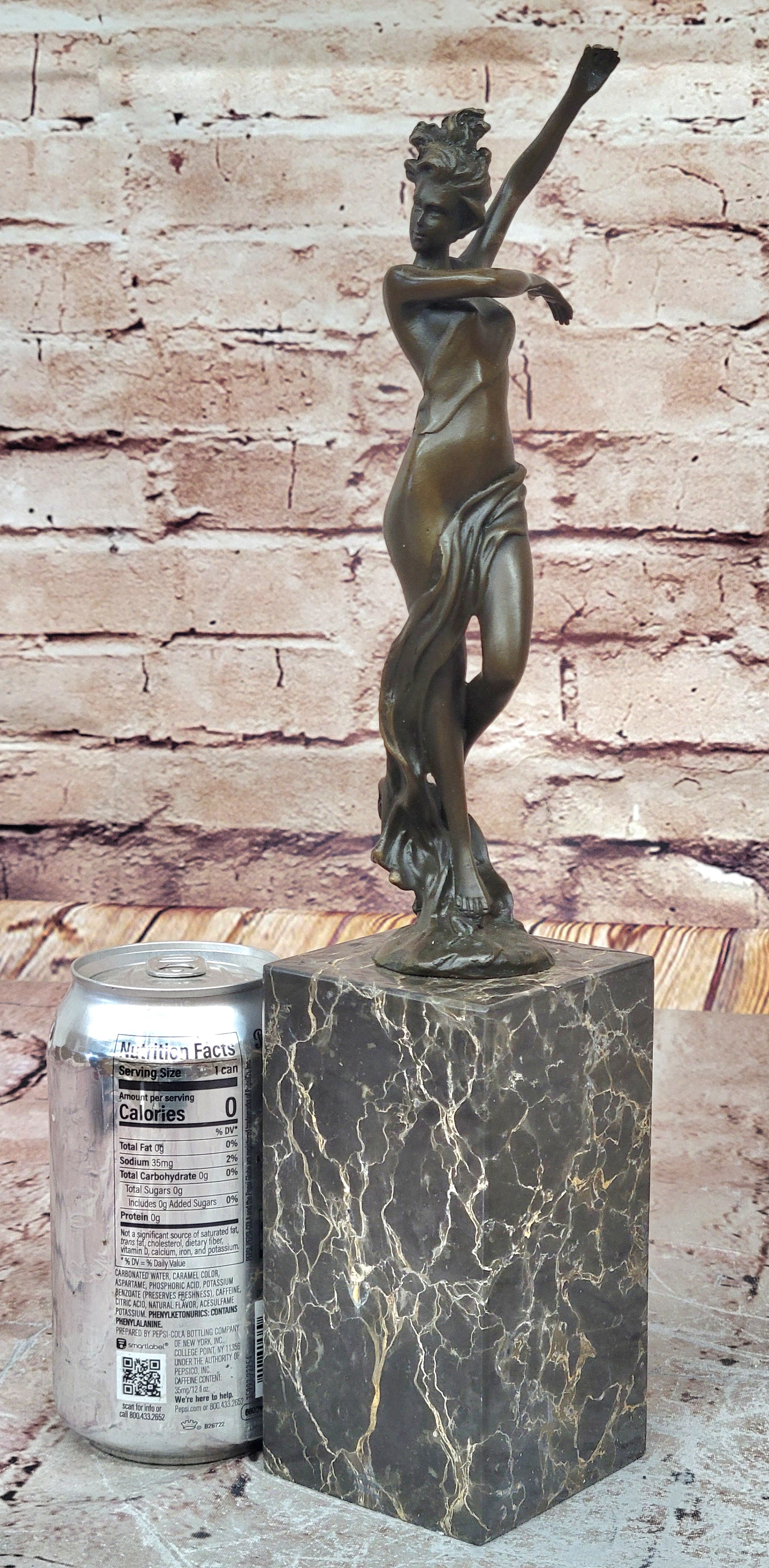 Vienna Bronze Confident Semi Female Bronze Masterpiece Bookend Book End Gift