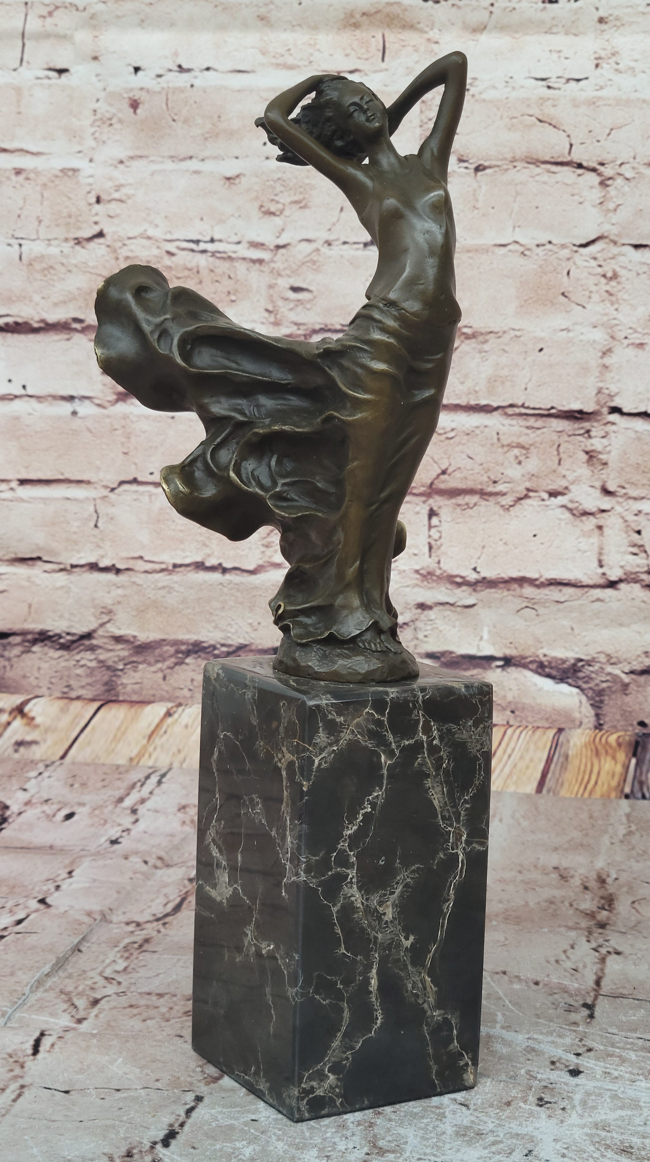 Handcrafted Sexy Goddess By Milo Bronze Sculpture Art Decorative Masterpiece