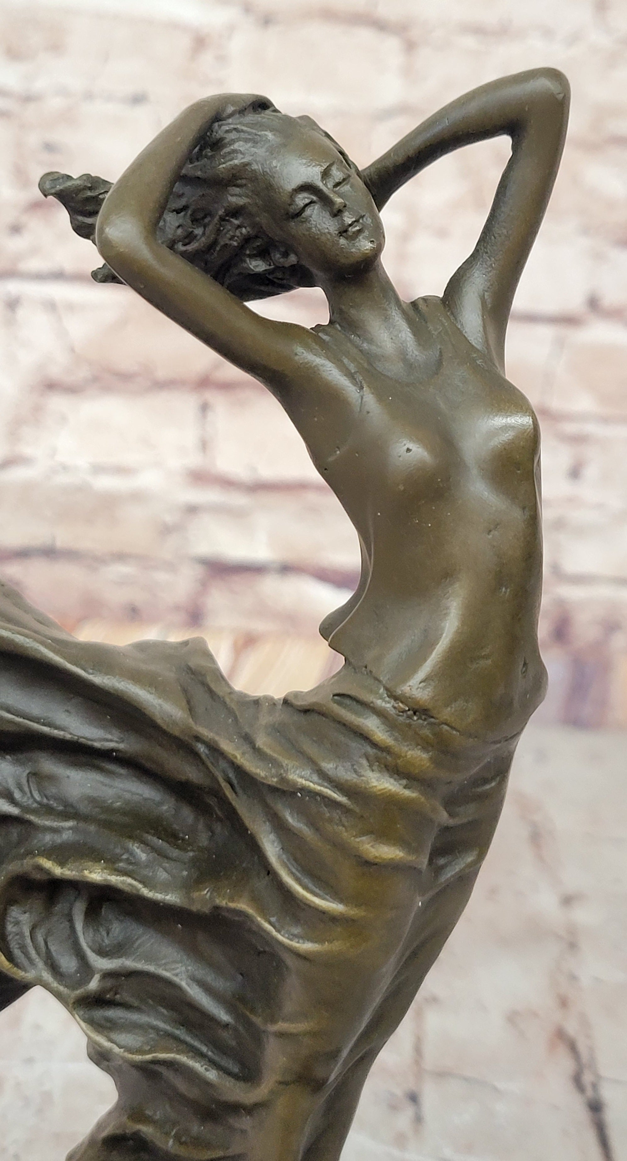 Handcrafted Sexy Goddess By Milo Bronze Sculpture Art Decorative Masterpiece