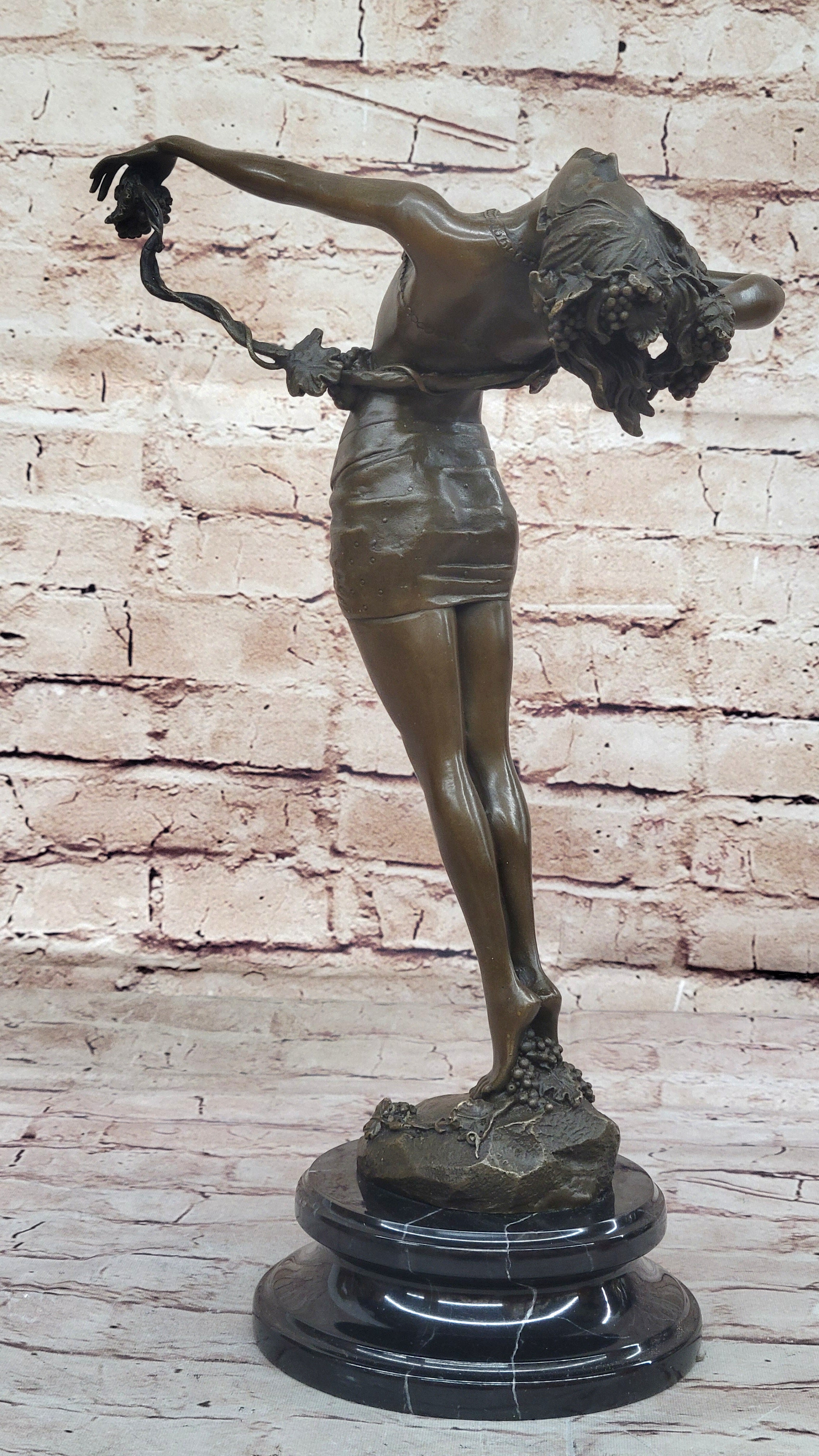 Big Bronze Statue The Vine (1921) Harriet Frishmuth Adorable Masterpiece Art