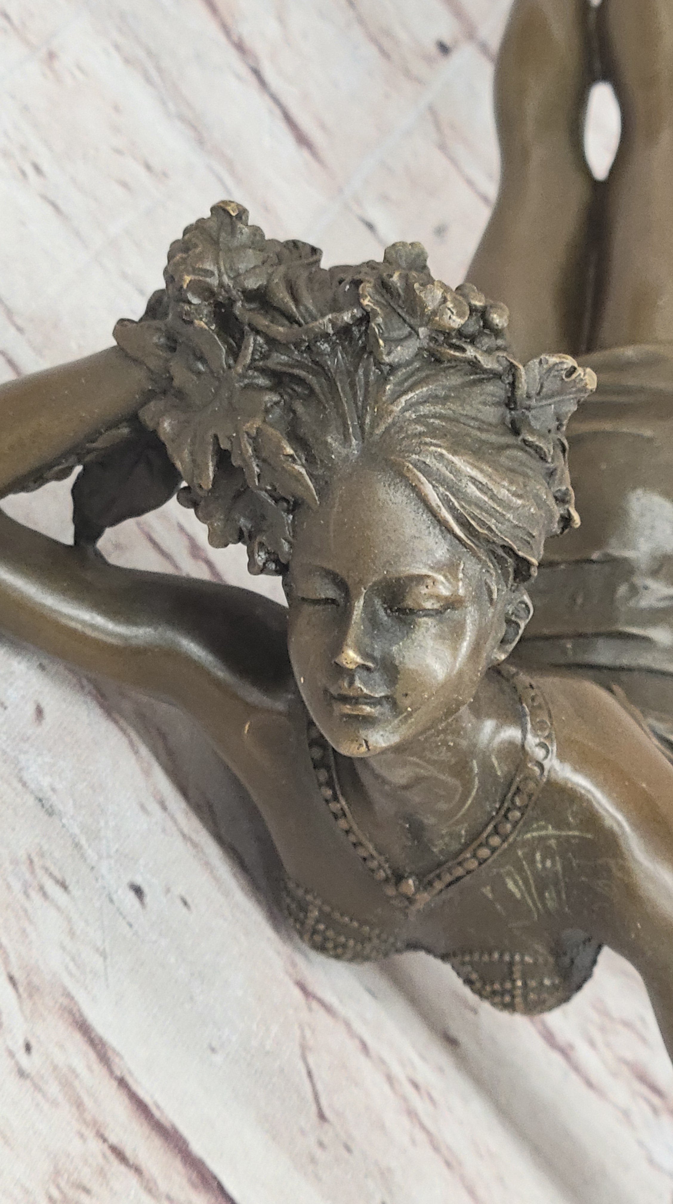 Big Bronze Statue The Vine (1921) Harriet Frishmuth Adorable Masterpiece Art