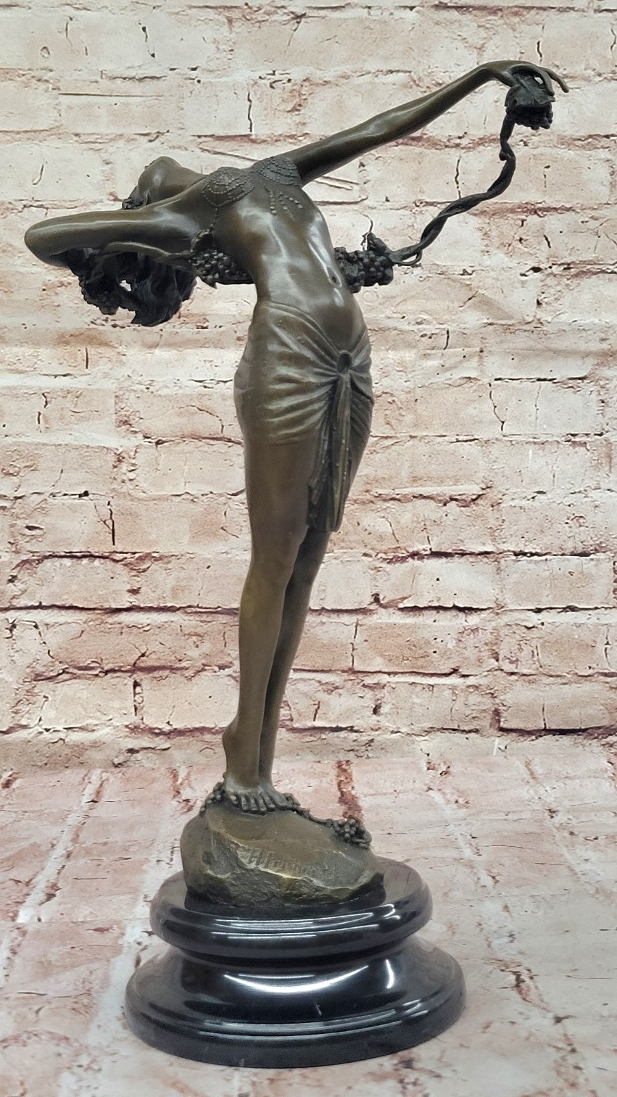 Big Bronze Statue The Vine (1921) Harriet Frishmuth Adorable Masterpiece Art