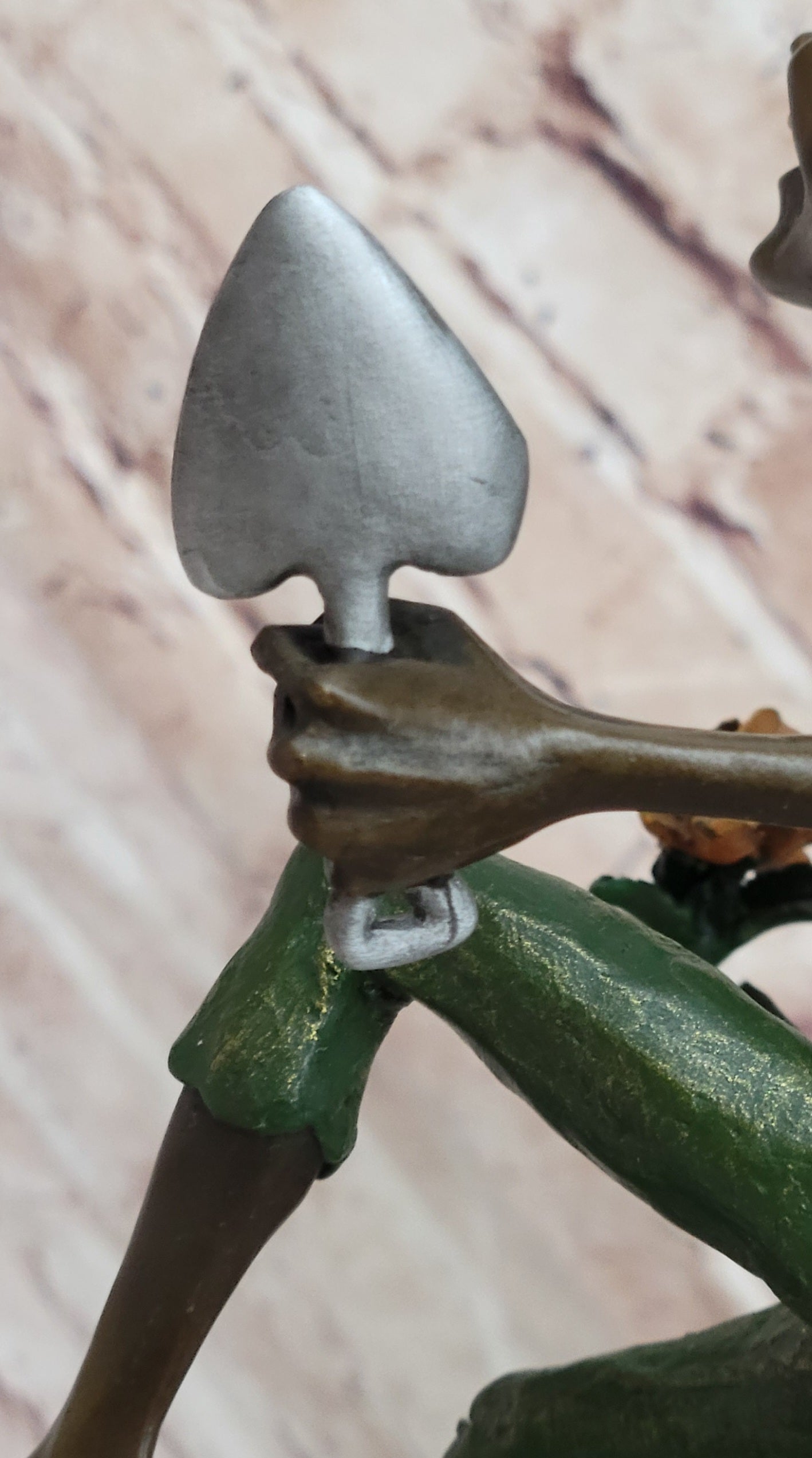 Bronze Sculpture Gnome Hand Made Mythical Creature Home Movie Set Prop Figurine