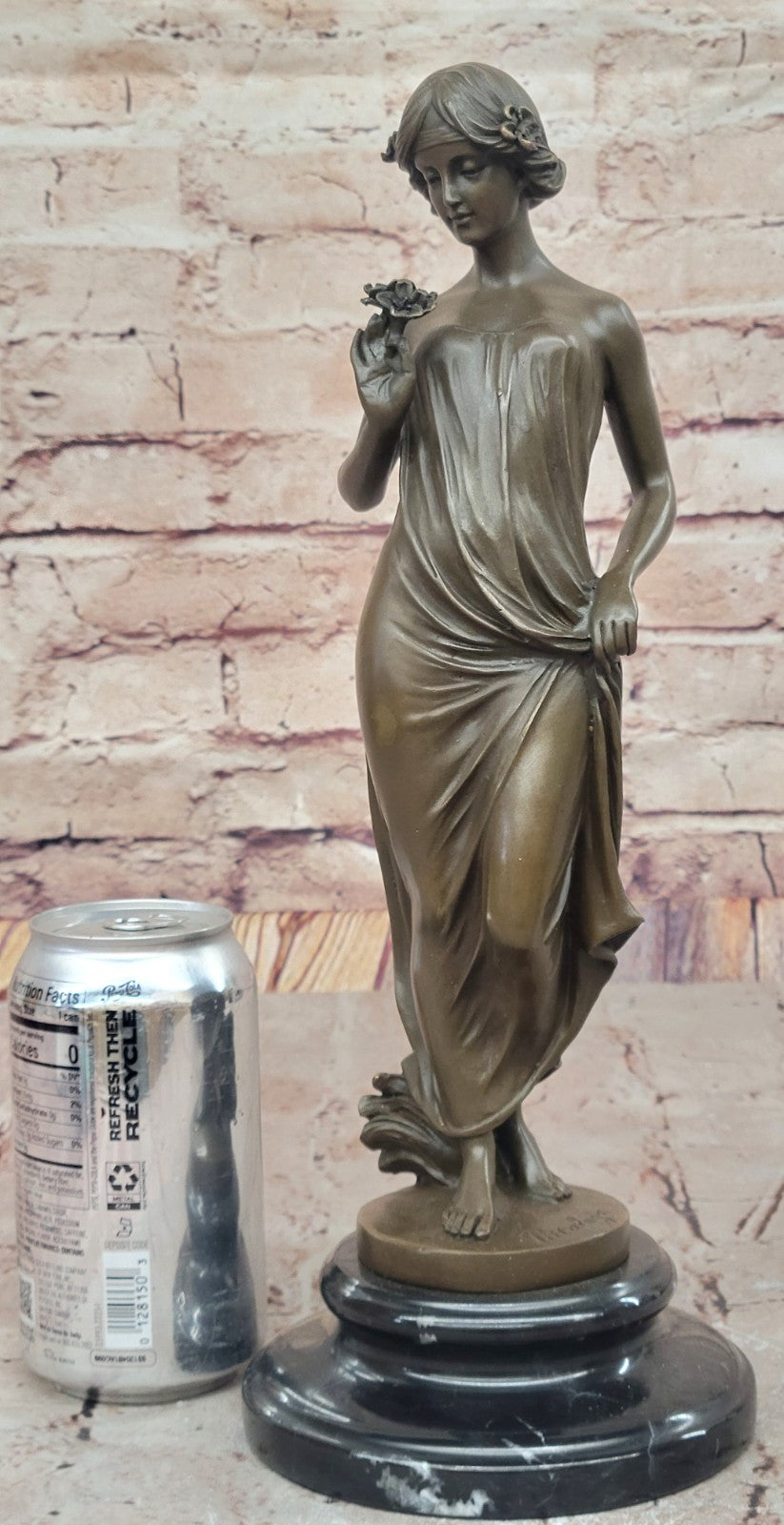Uique Hot Cast Nude Mother Nature Bronze Sculpture Figure Statue Figurine Art