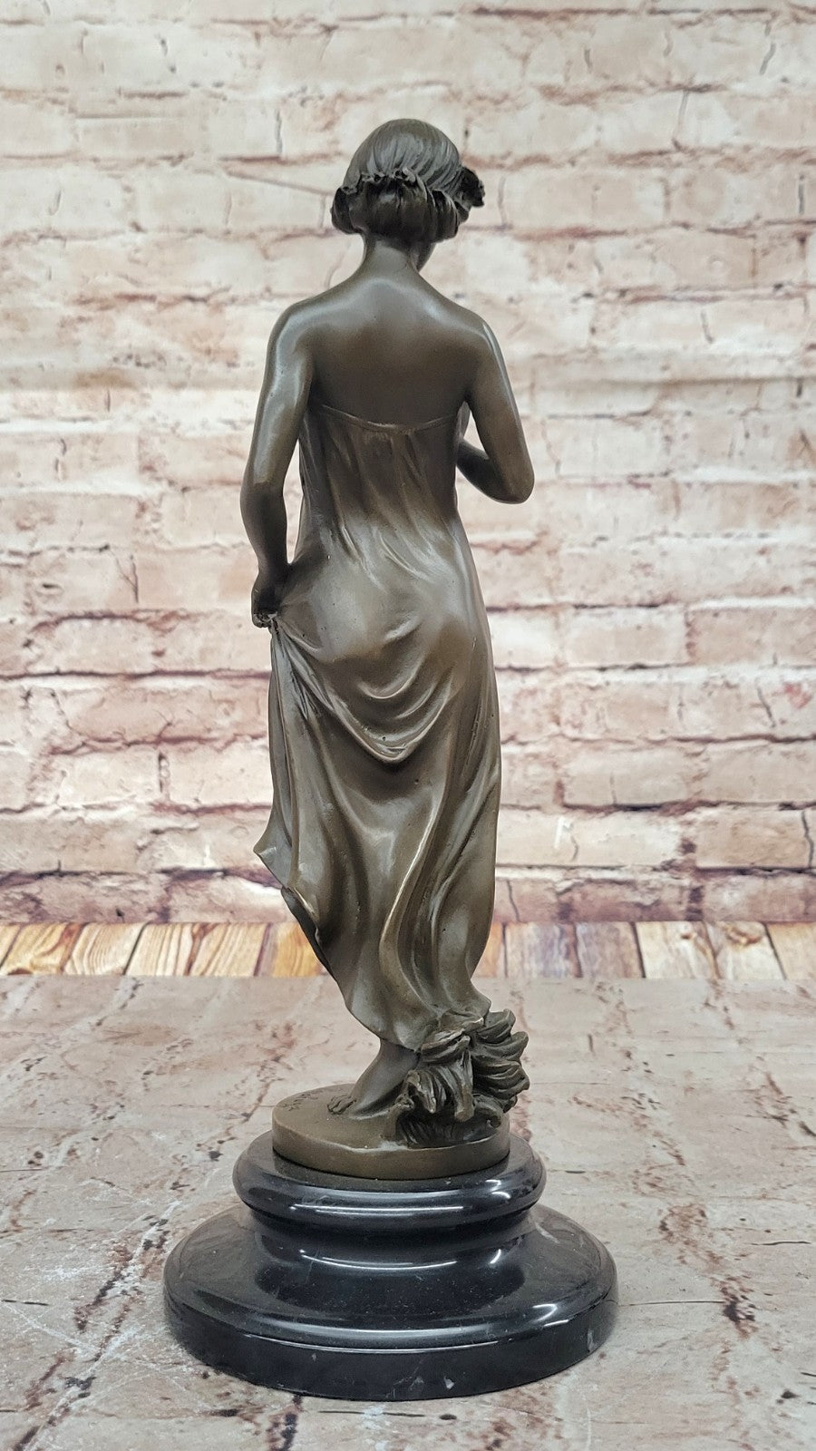 Uique Hot Cast Nude Mother Nature Bronze Sculpture Figure Statue Figurine Art