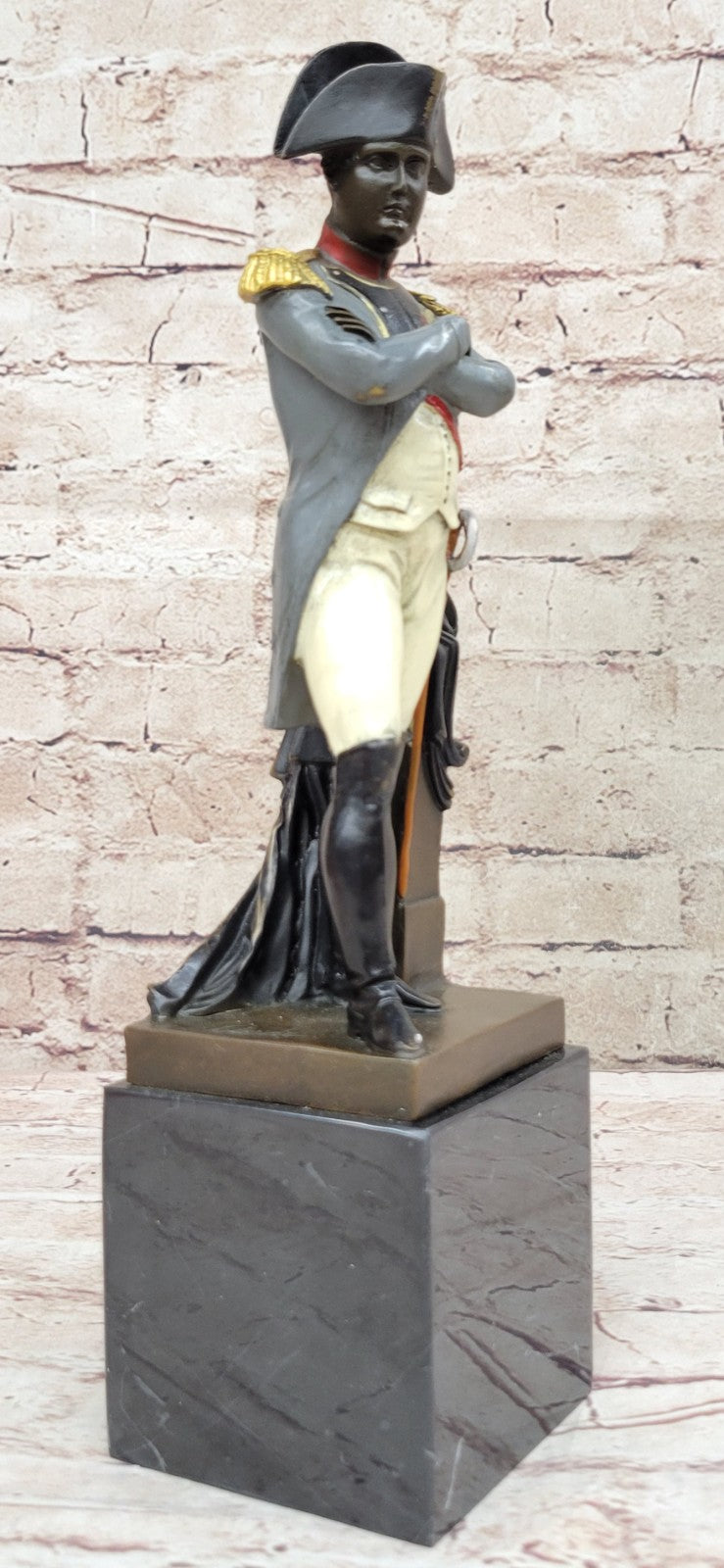 Handcrafted Real Bronze Napoleon by Claude Sculpture Statue Figurine Decorative