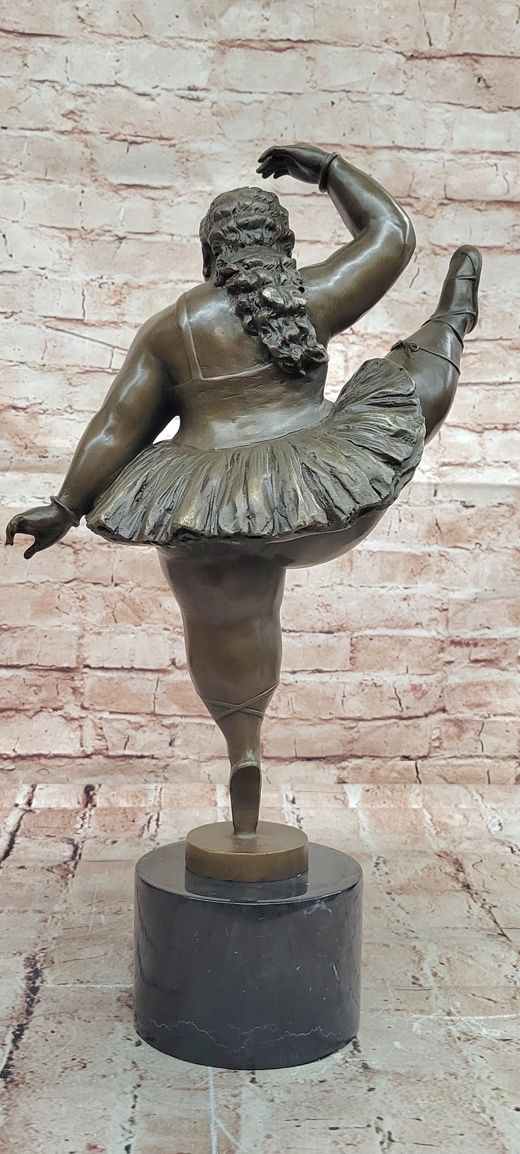 Bronze Ballerina Figurine Statue Signed Fernando Botero Hot Cast Artwork