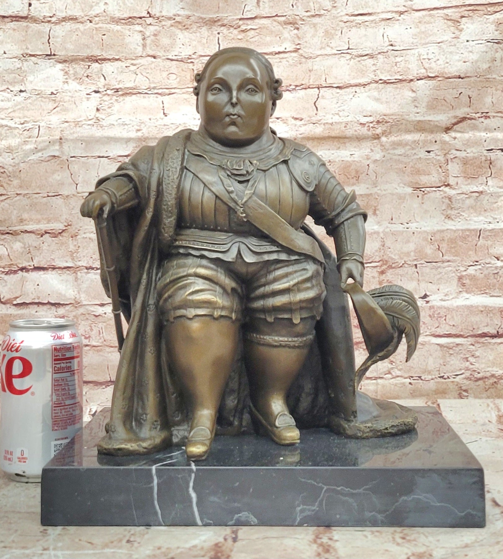 Fernando Botero Bronze Sculpture Louis XVI Modern Abstract Art Statue