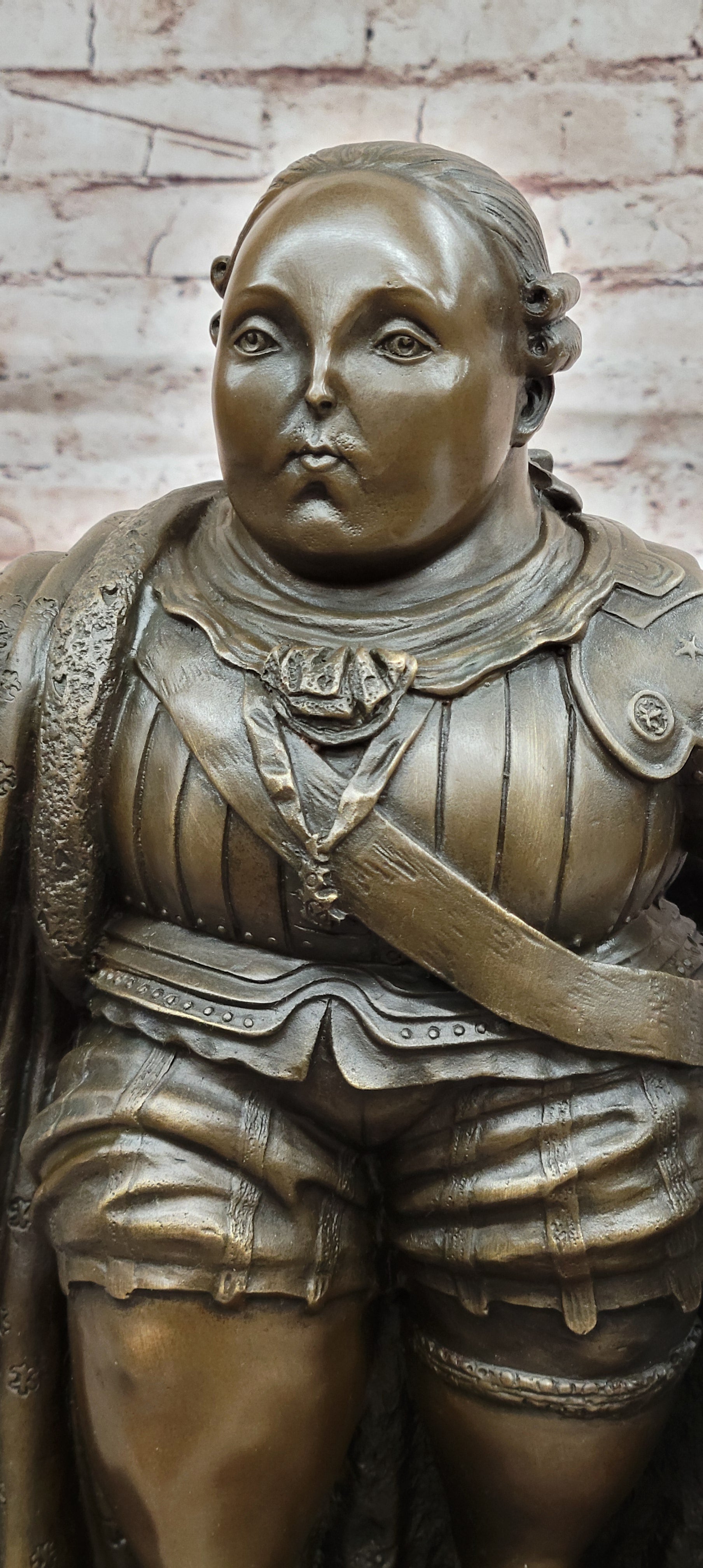 Fernando Botero Bronze Sculpture Louis XVI Modern Abstract Art Statue