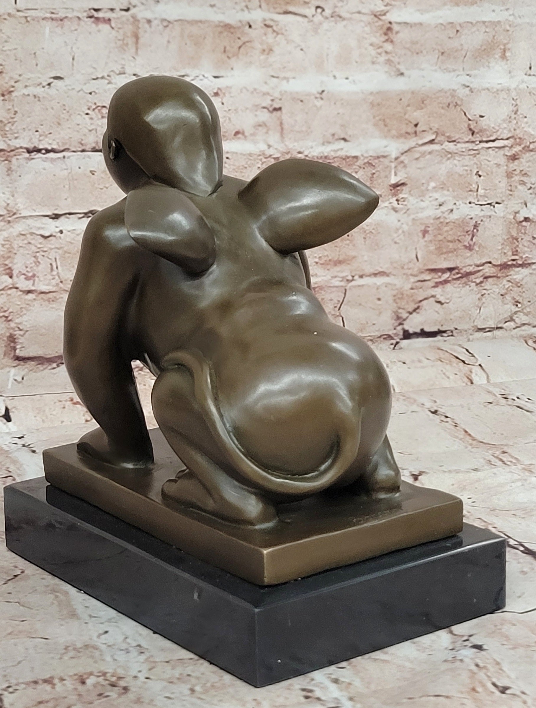 FRENCH EMPIRE HOME OFFICE DECOR BRONZE-Ormolu-SPHINX/Egyptian Revival Figurine